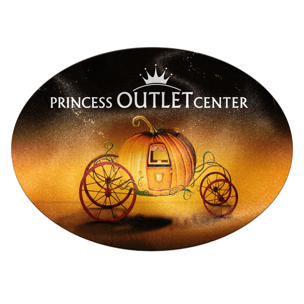 Oval Shaped Microfiber Cleaning Cloth custom promotional product