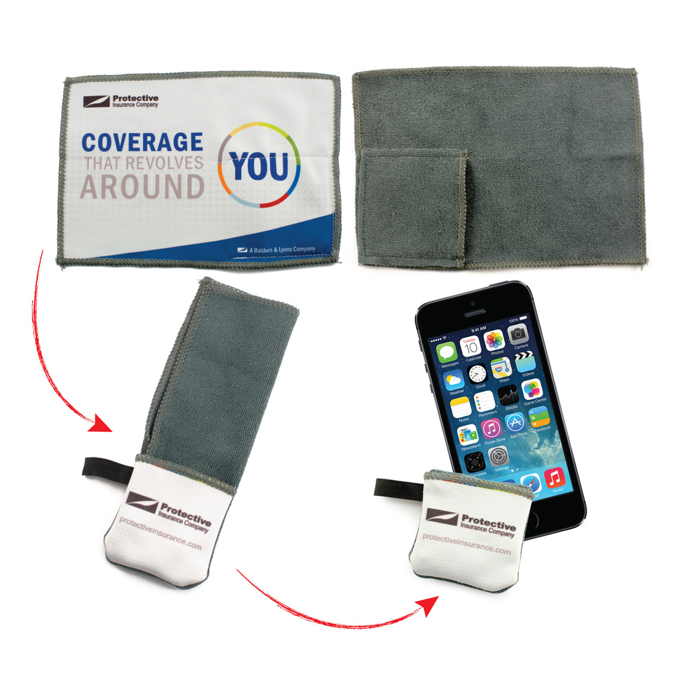 Digi-Pouch - Terry Cloth custom promotional product