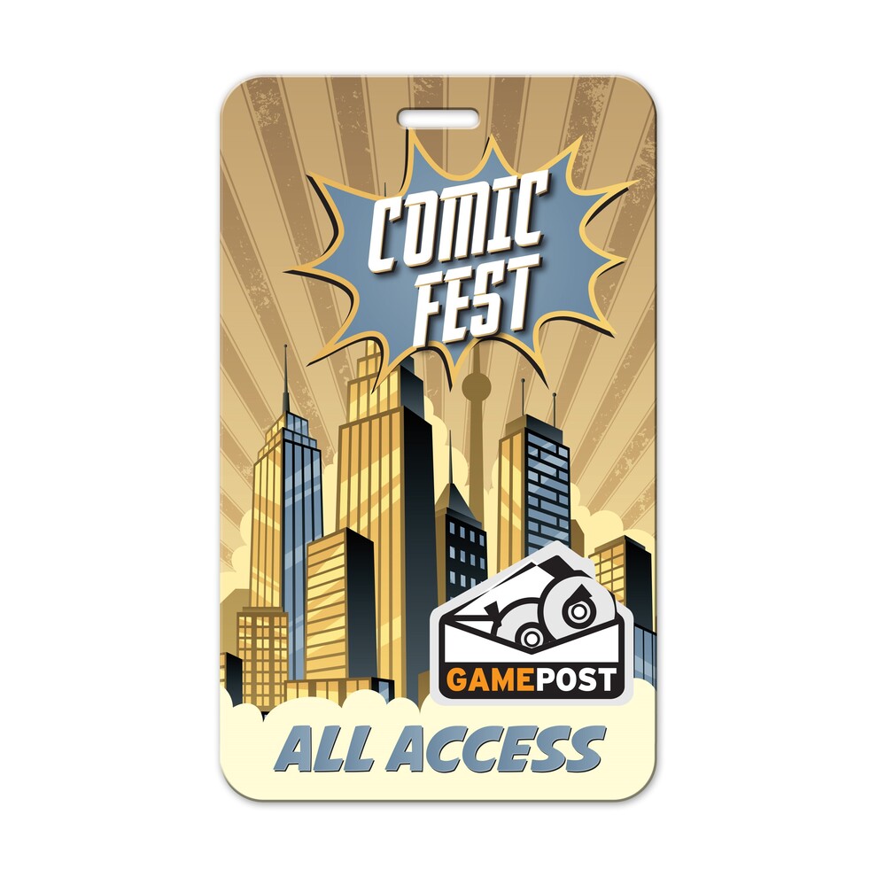 Press Pass / Lanyard Card 3" X 5"  