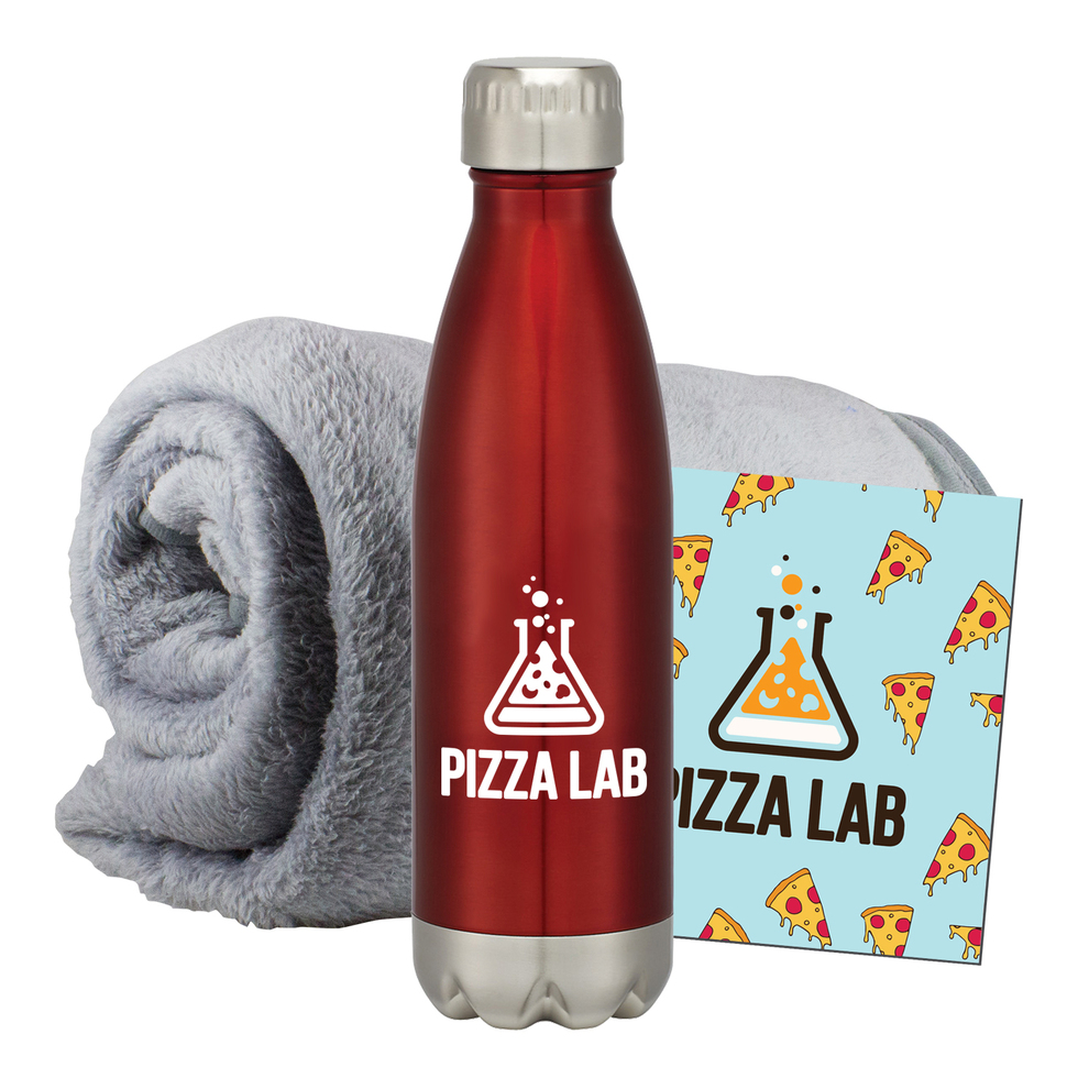 Coral Fleece Blanket Bottle Combo Set/ Fb102/ Btl100