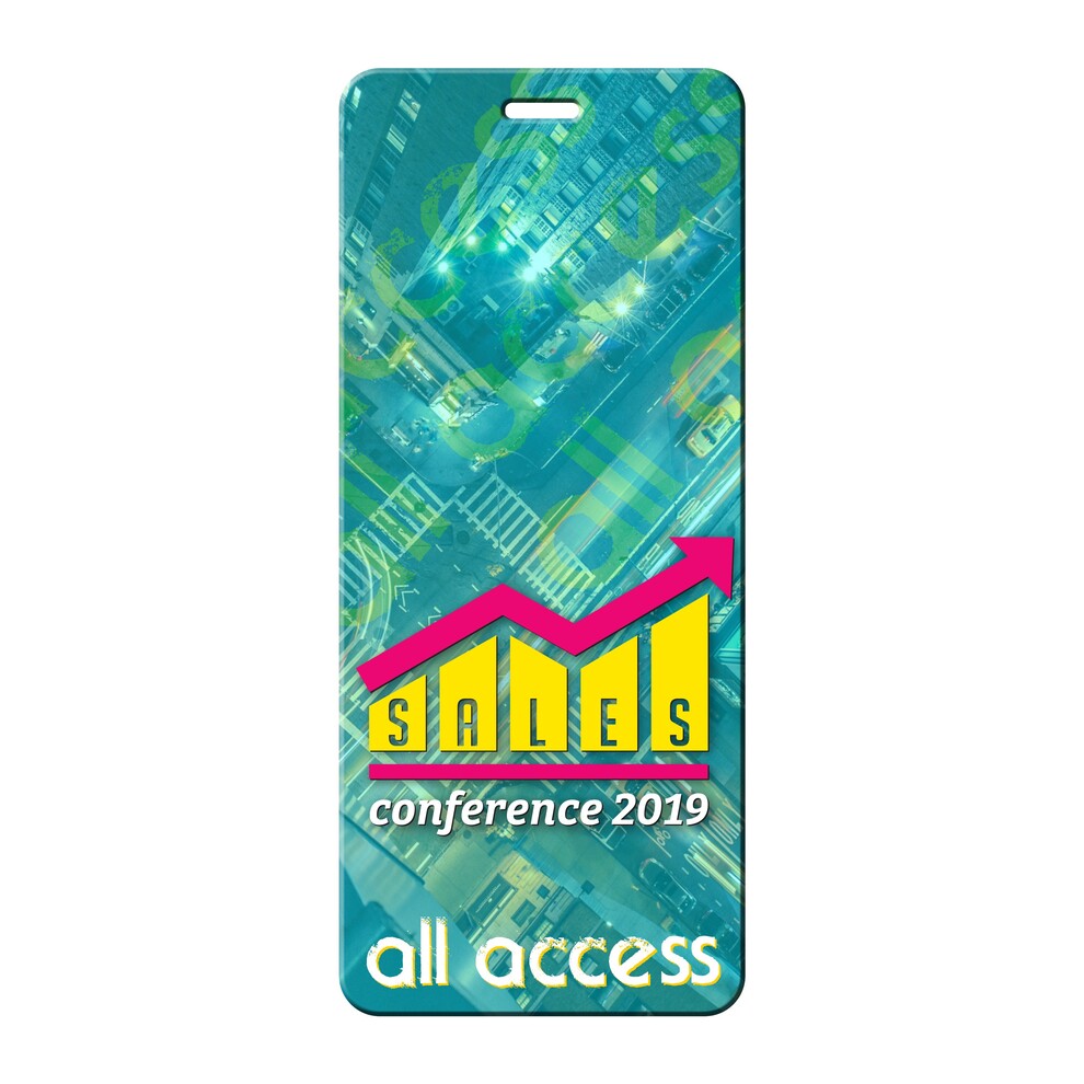 Press Pass / Lanyard Card 3" X 7"