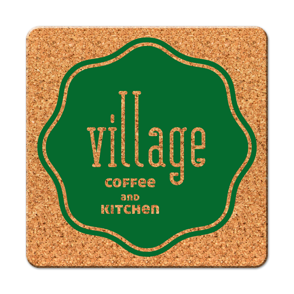 Square Cork Counter Mat