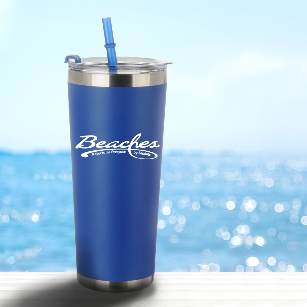 20 oz Vacuum Insulated Bottle With Straw