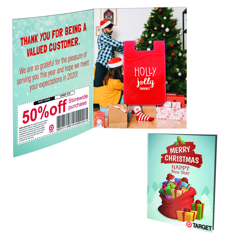 Greeting Card With Silicone Smart Wallet