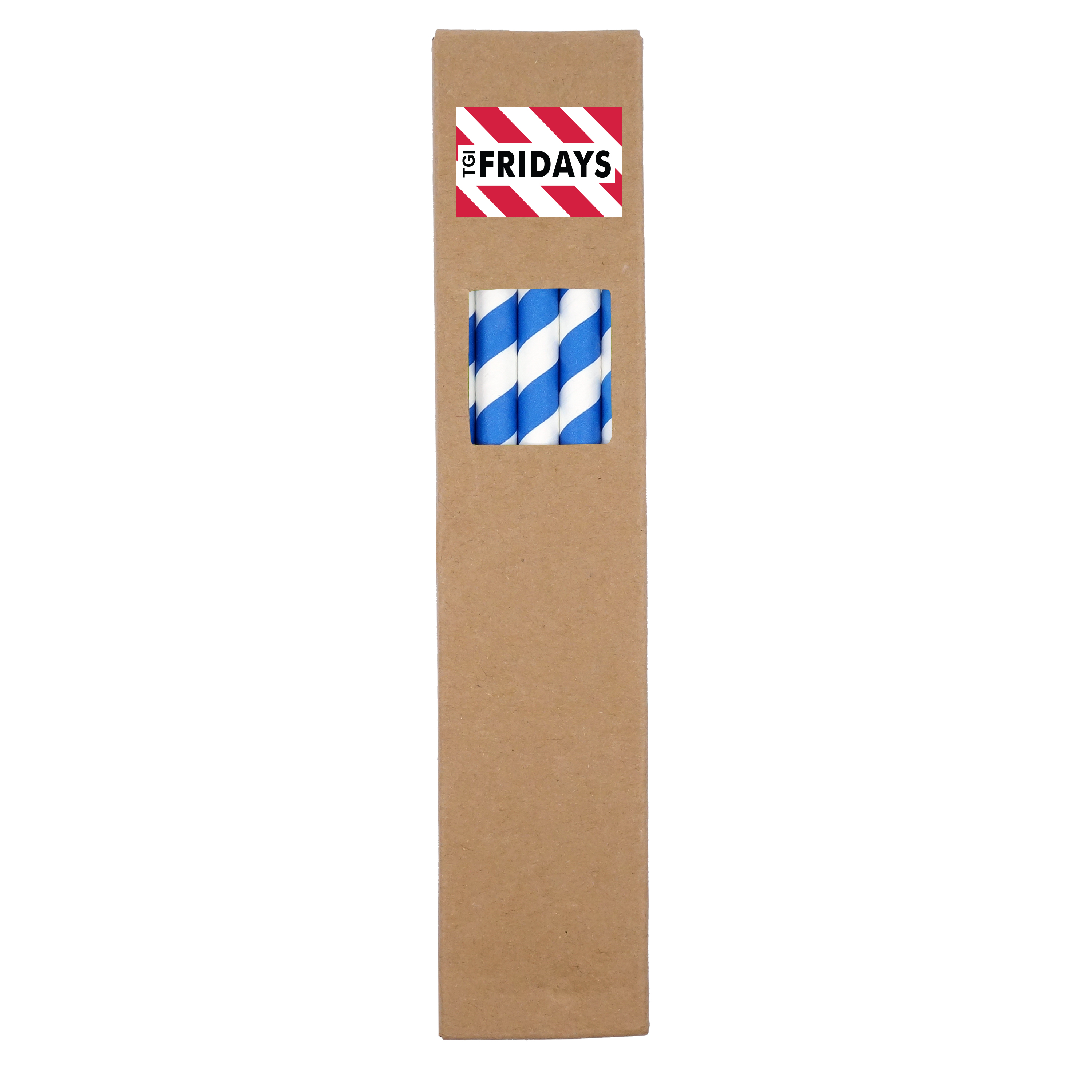10 Pack Biodegradable Paper Straws In Paper Box (0.8 Cm Diameter)