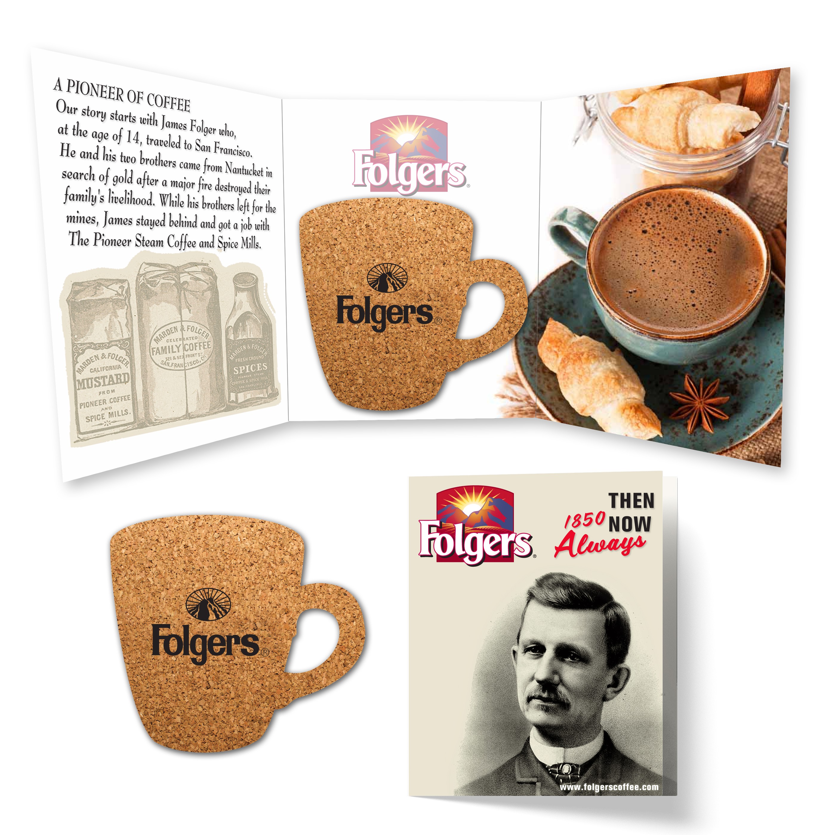 Tek Booklet 2 With Coffee Cup Cork Coaster