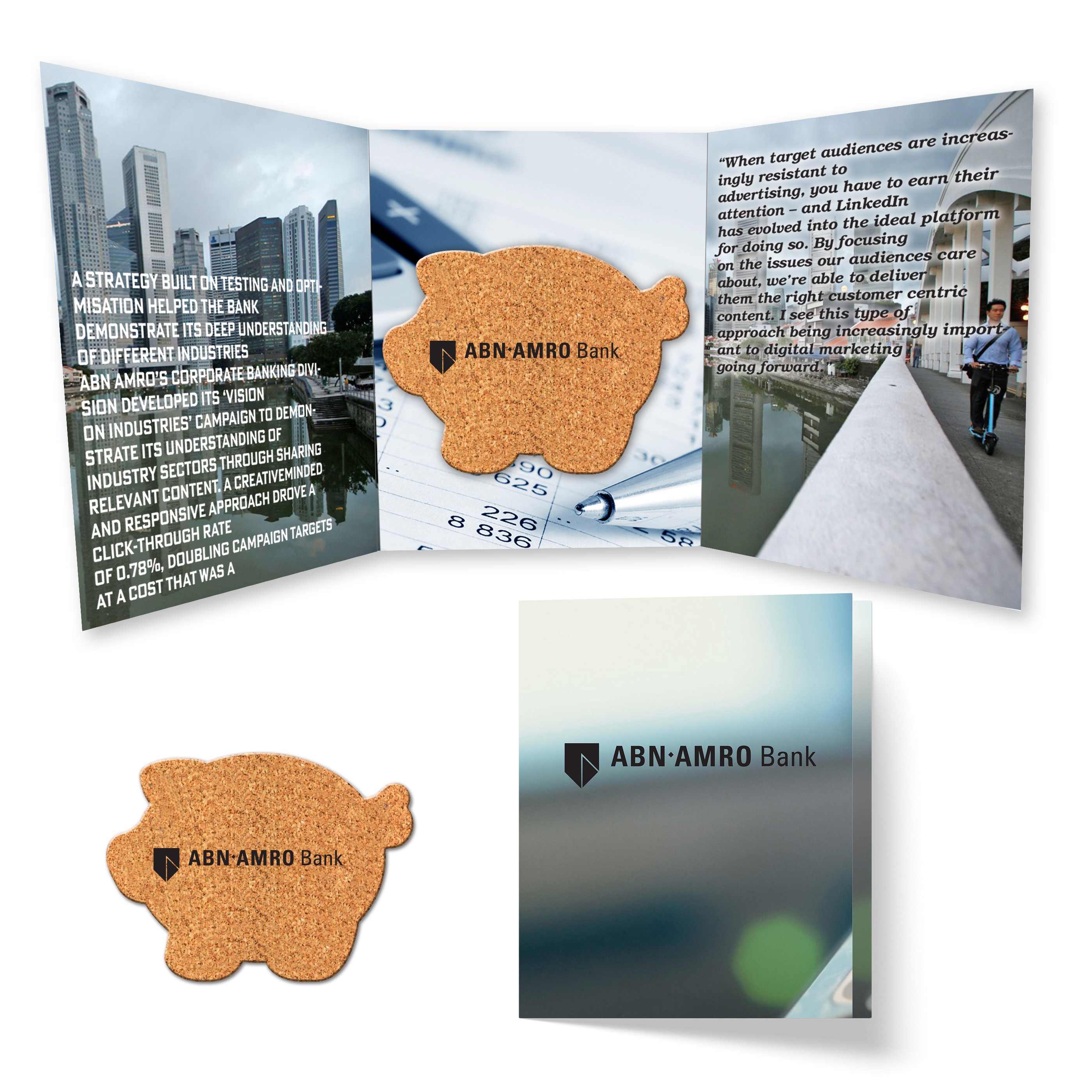 Tek Booklet 2 With Piggy Bank Cork Coaster