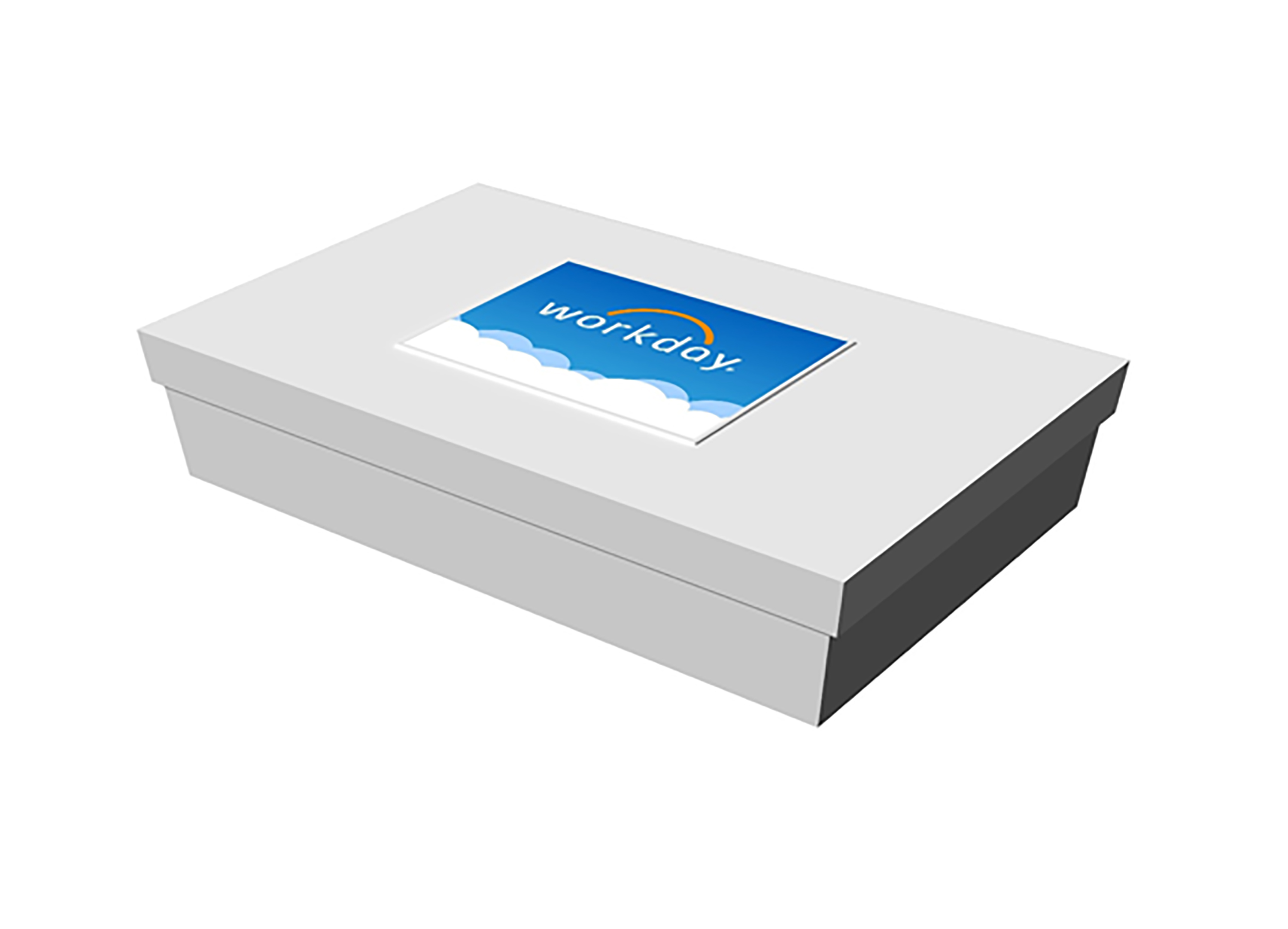 White Deluxe Gift Box 19" X 12" X 6"