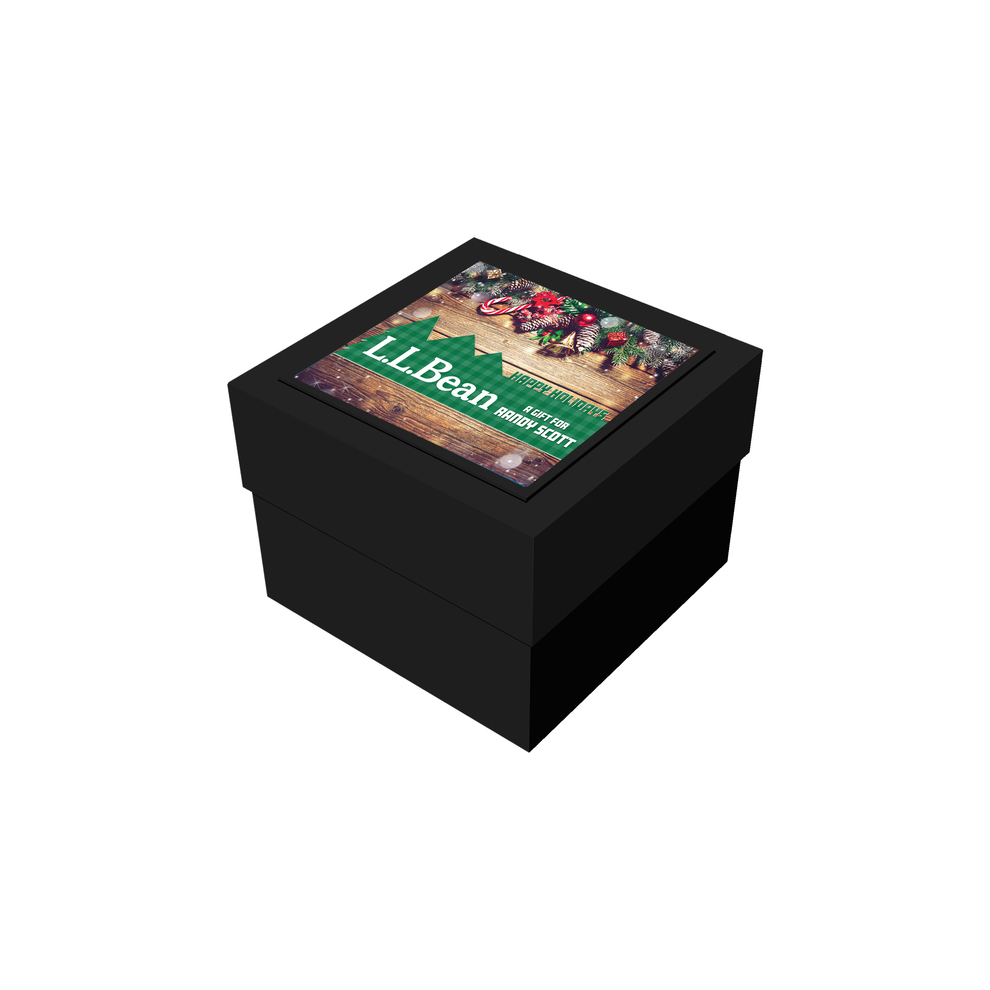 Black Deluxe Gift Box 4" X 4" X 3"