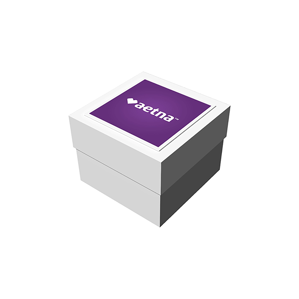 White Deluxe Gift Box 4" X 4" X 3"