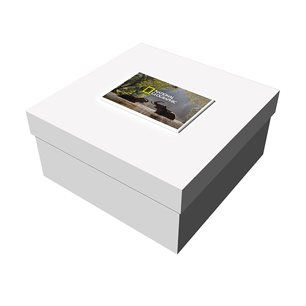 White Deluxe Gift Box 12" X 12" X 6"