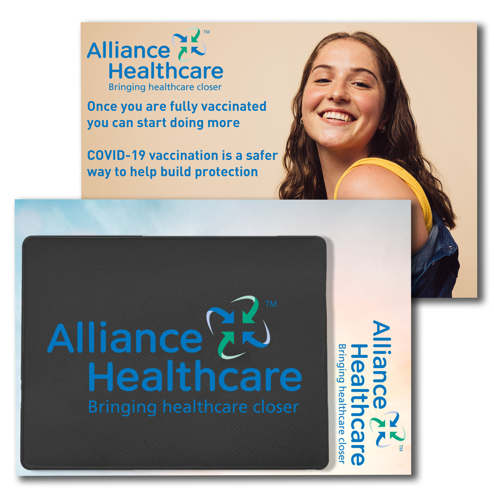 Post Card With Vaccine Card