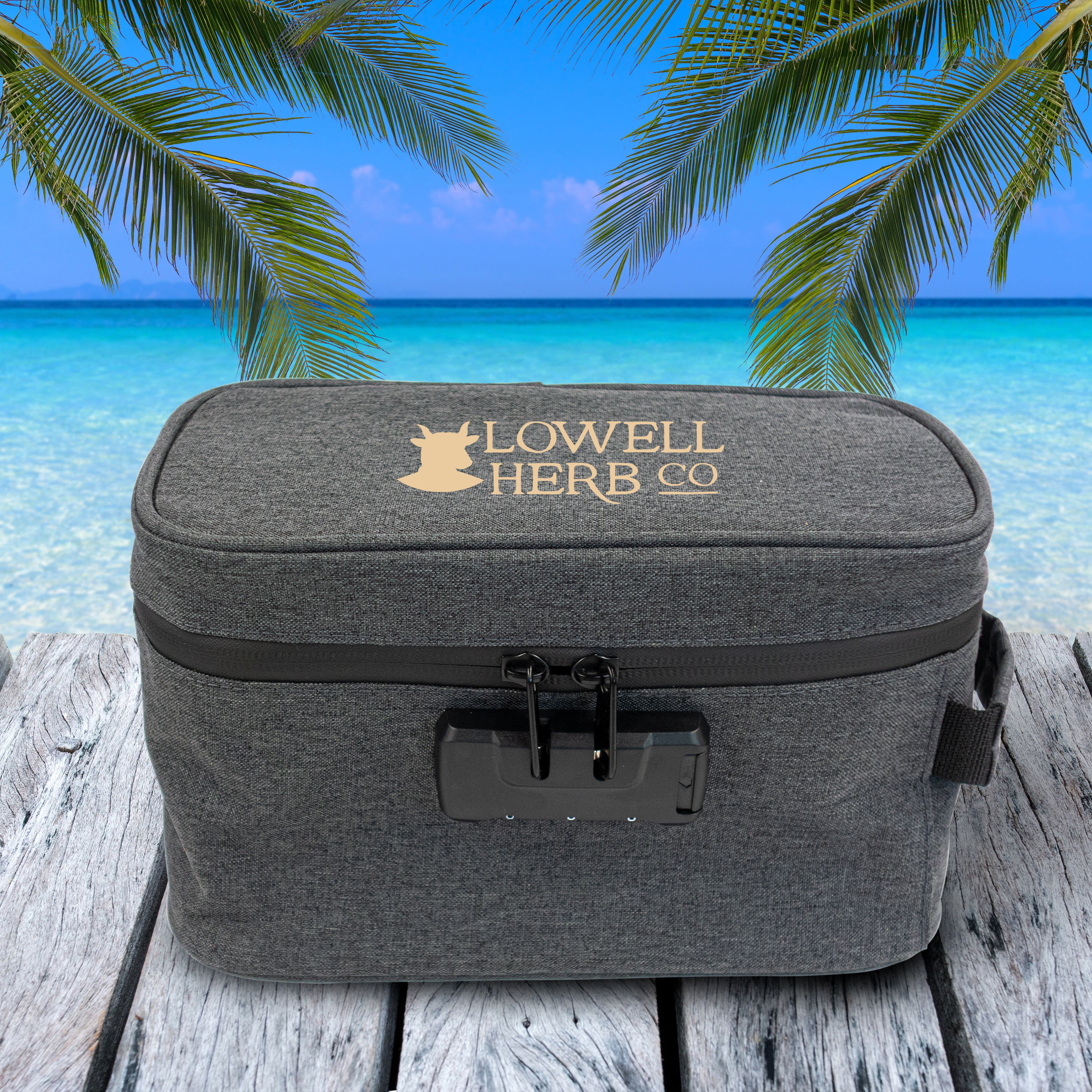 Smell Proof Stash Bag With Combination Lock.