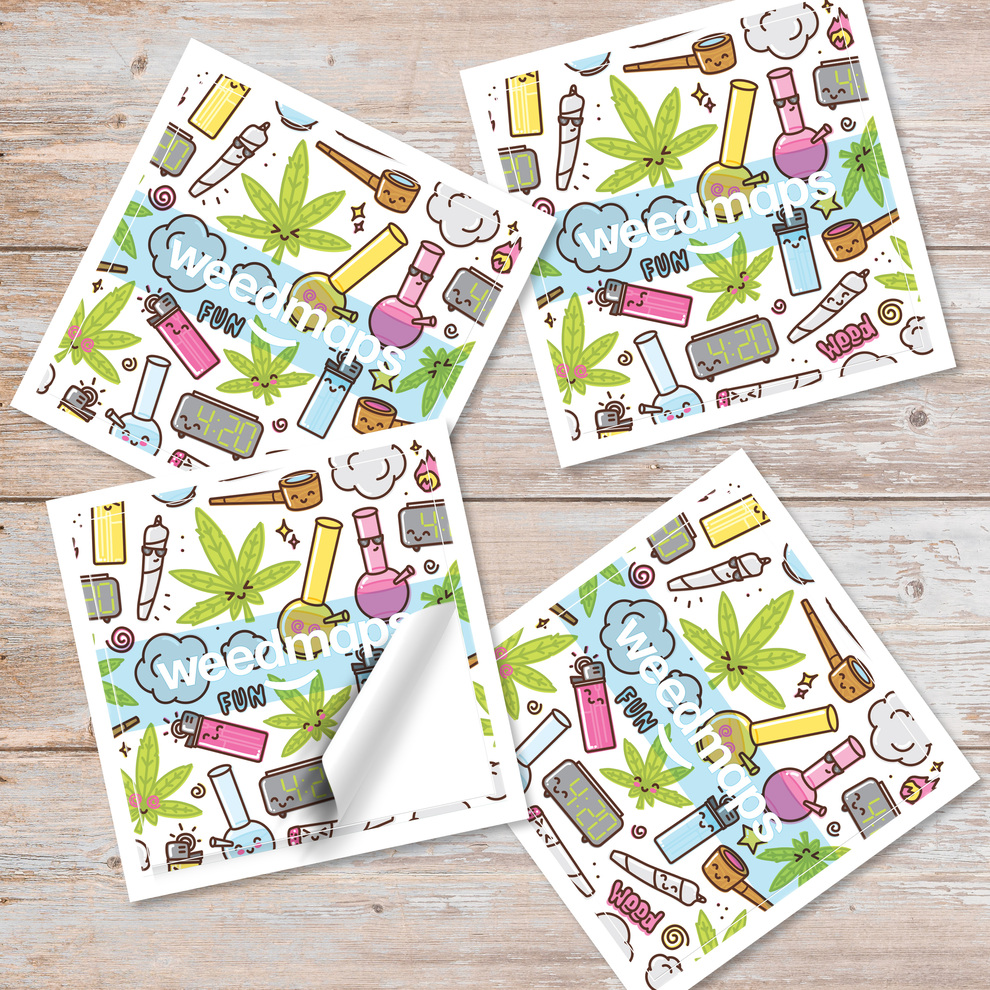 3" X 3" Square Sticker 3.5mil