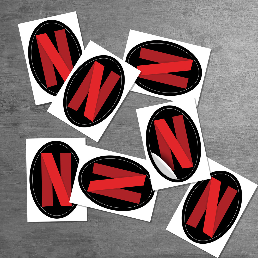 3" X 2" Oval Sticker 3.5mil