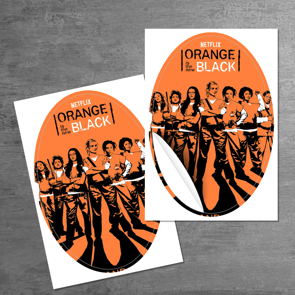 6" X 4" Oval Sticker 3.5mil