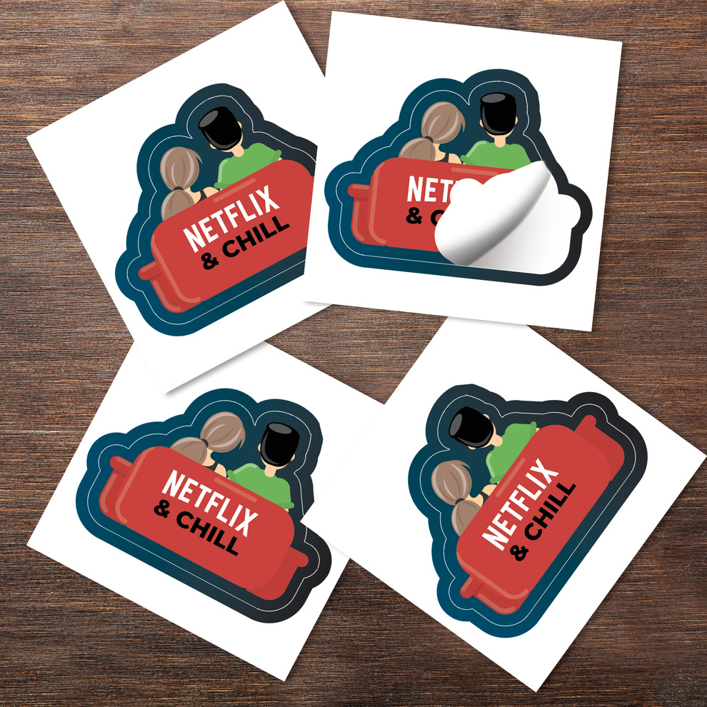 3" X 3" Kiss Cut Stickers 3.5mil