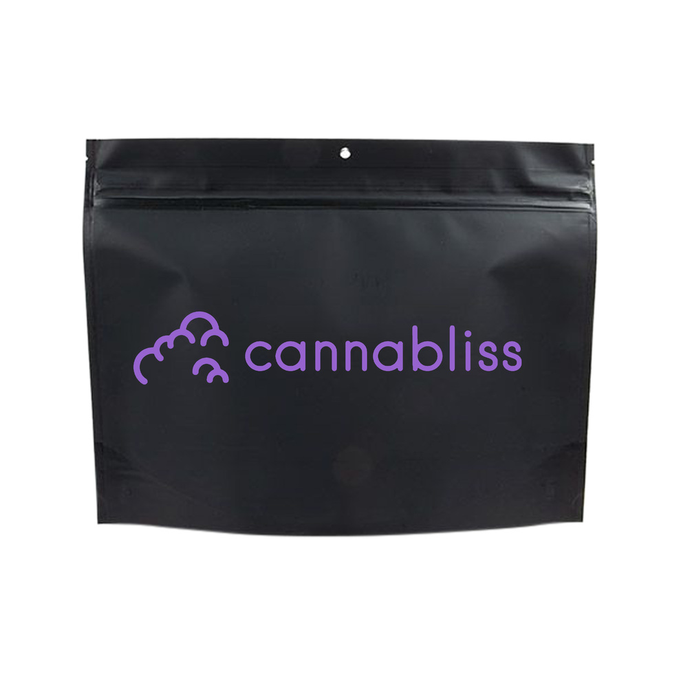 56 Gram Child Resistant Pouch /  Exit Bag 12" X 4" X 9"