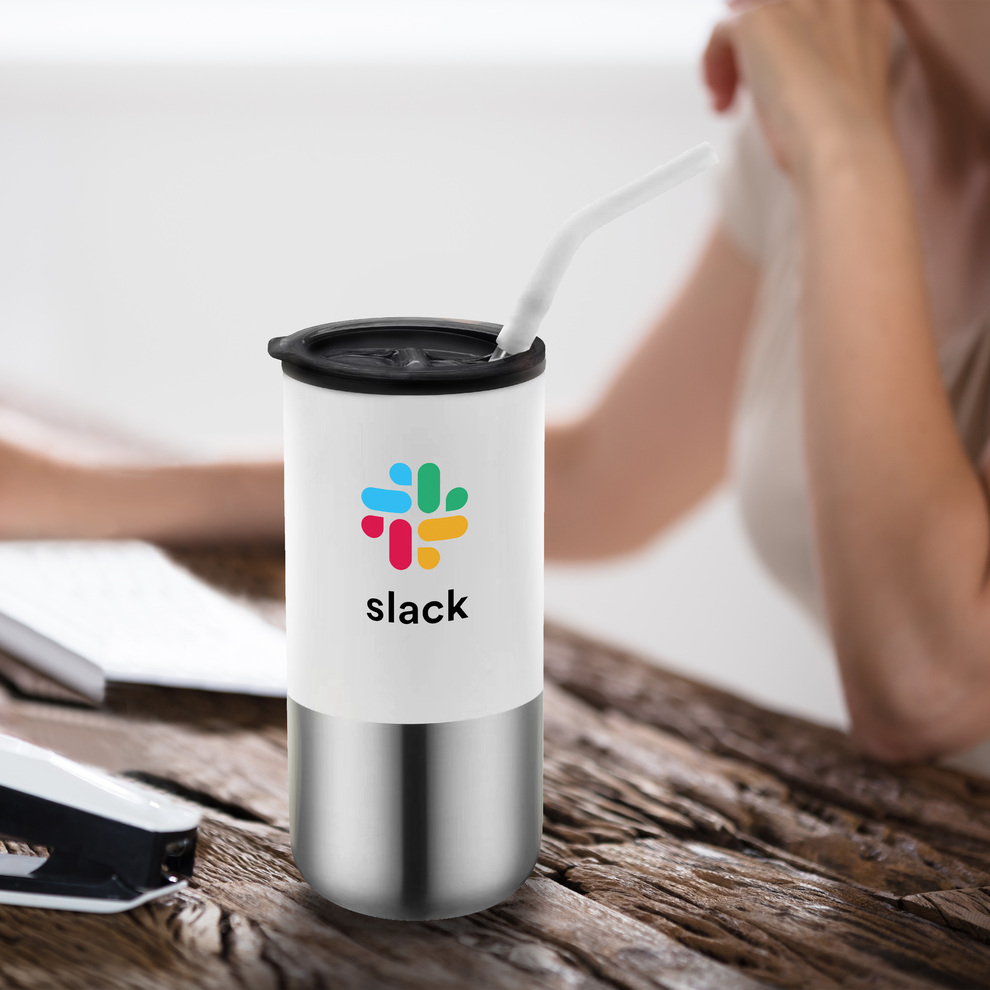 16 oz Tumbler With Straw
