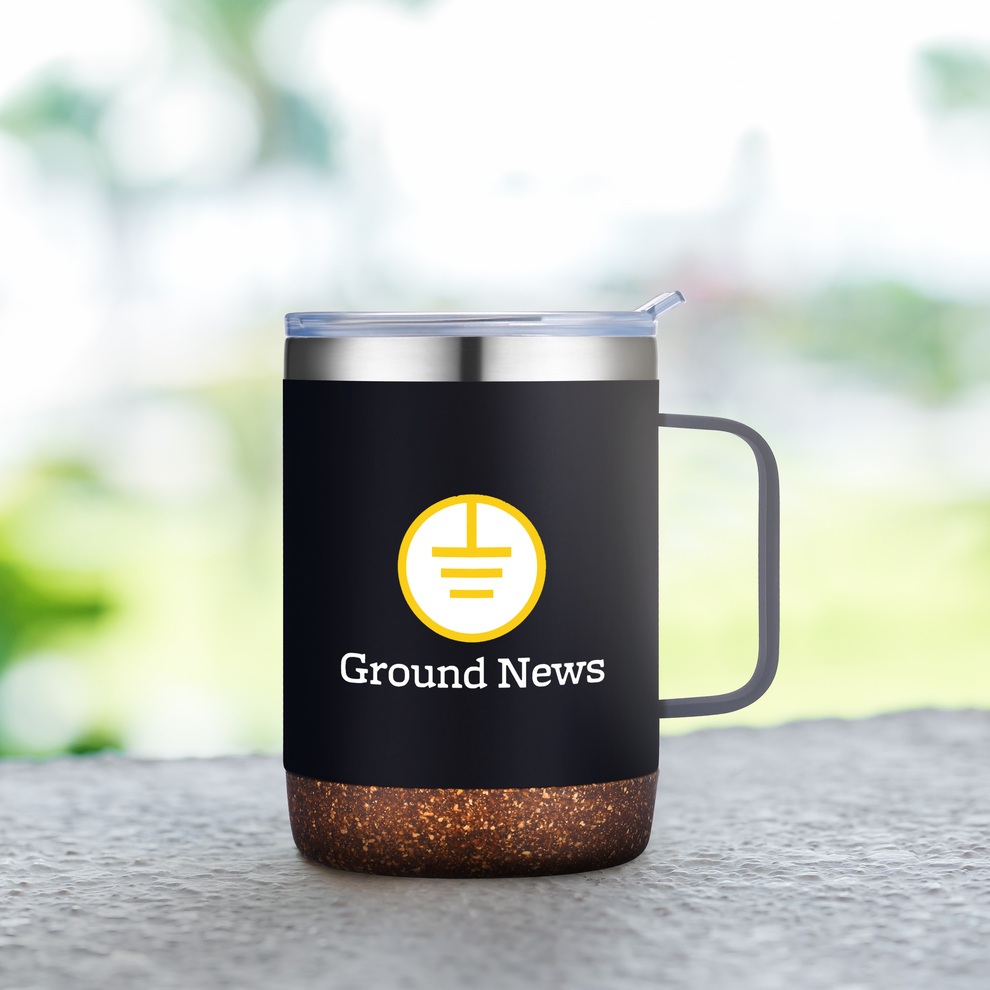 12 oz Stainless Steel Mug With Cork Bottom | tekweld.com