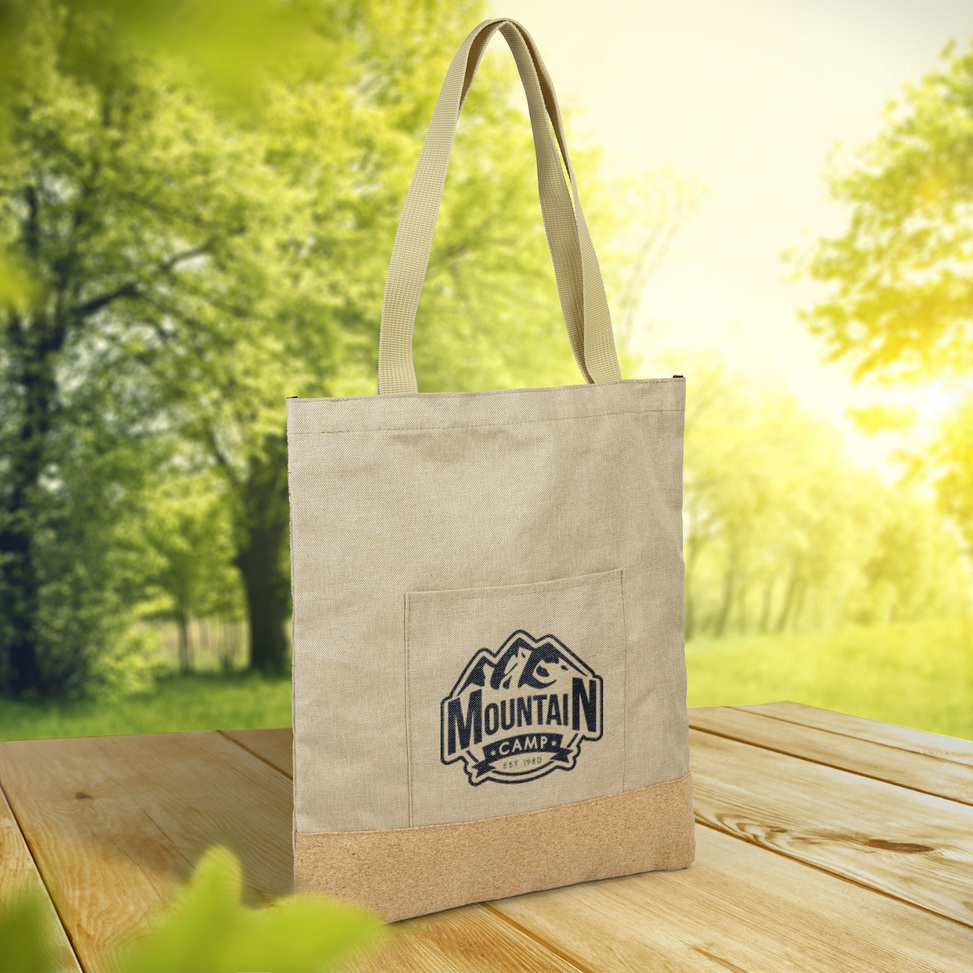 Cork & Polyester Tote