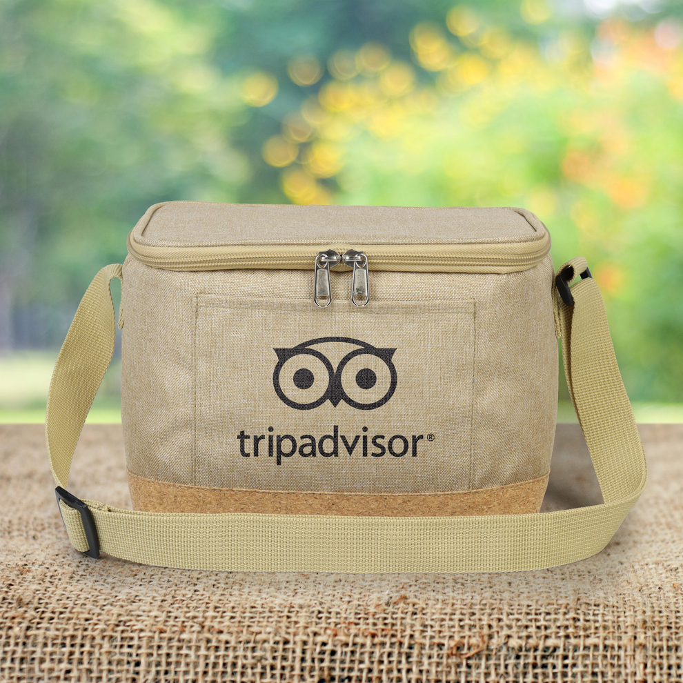 Cork & Polyester Lunch Cooler