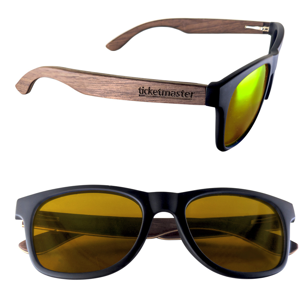 Polarized Mirror Wood Miami Sunglasses