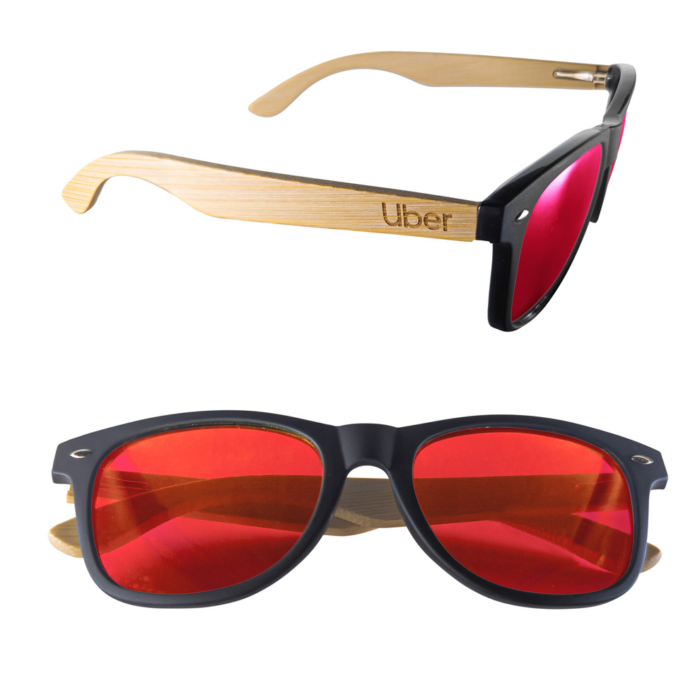 Mirror Or Polarized Bamboo Arm Miami Sunglasses