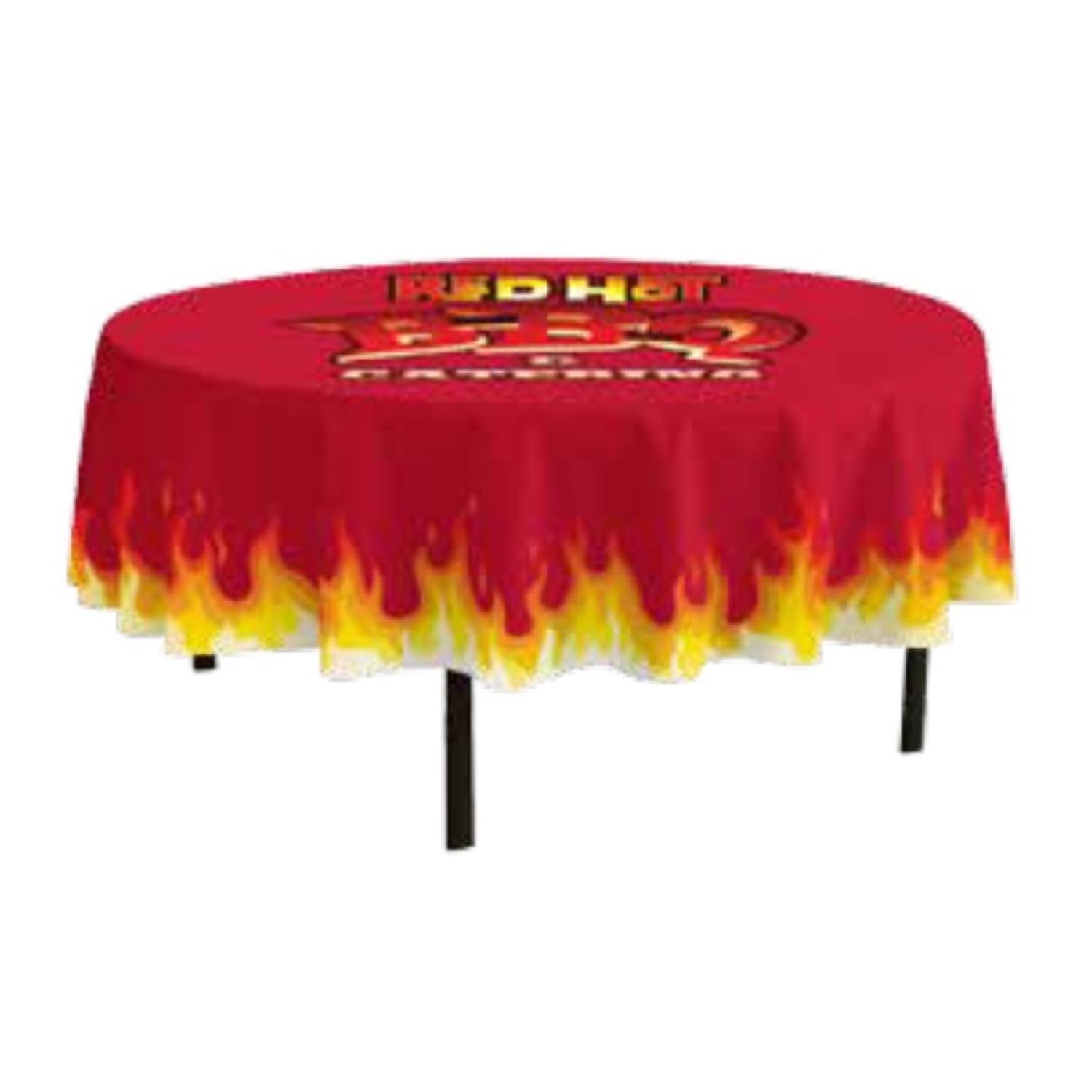 5-Ft. Round FULL BLEED Table Cover With 19" Overhang