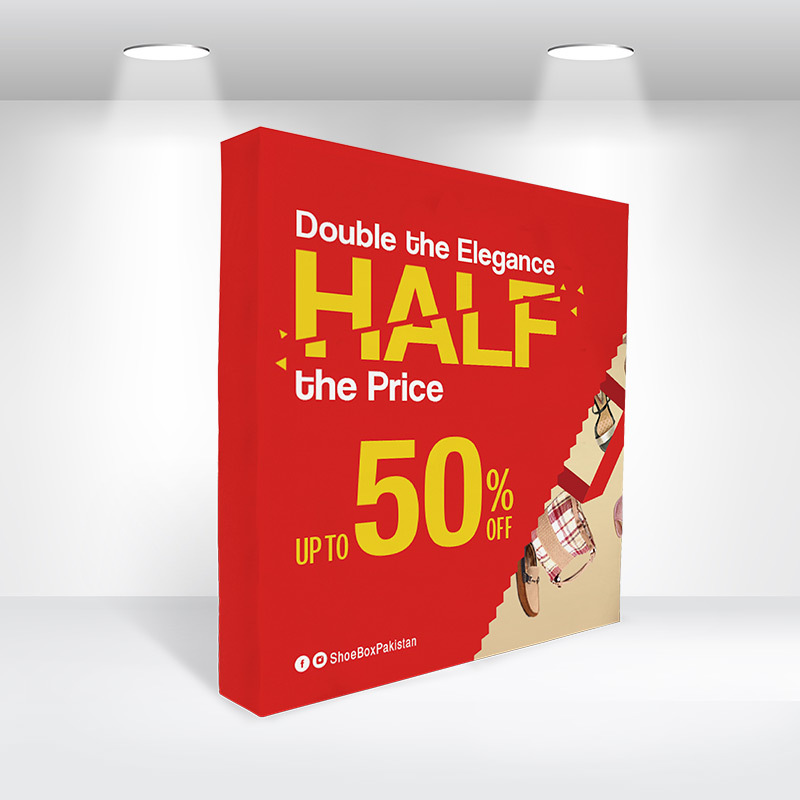7.5-Ft. W X 7.5-Ft. H Pop-Up Wall Kit (Including Banner)