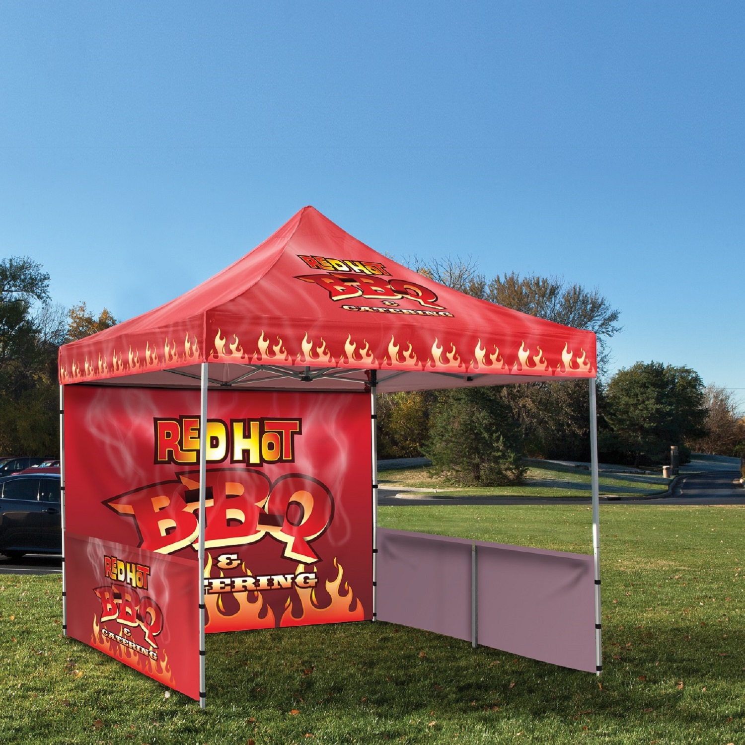 Half Walls for 10-Ft. Tent Full Color (PAIR)