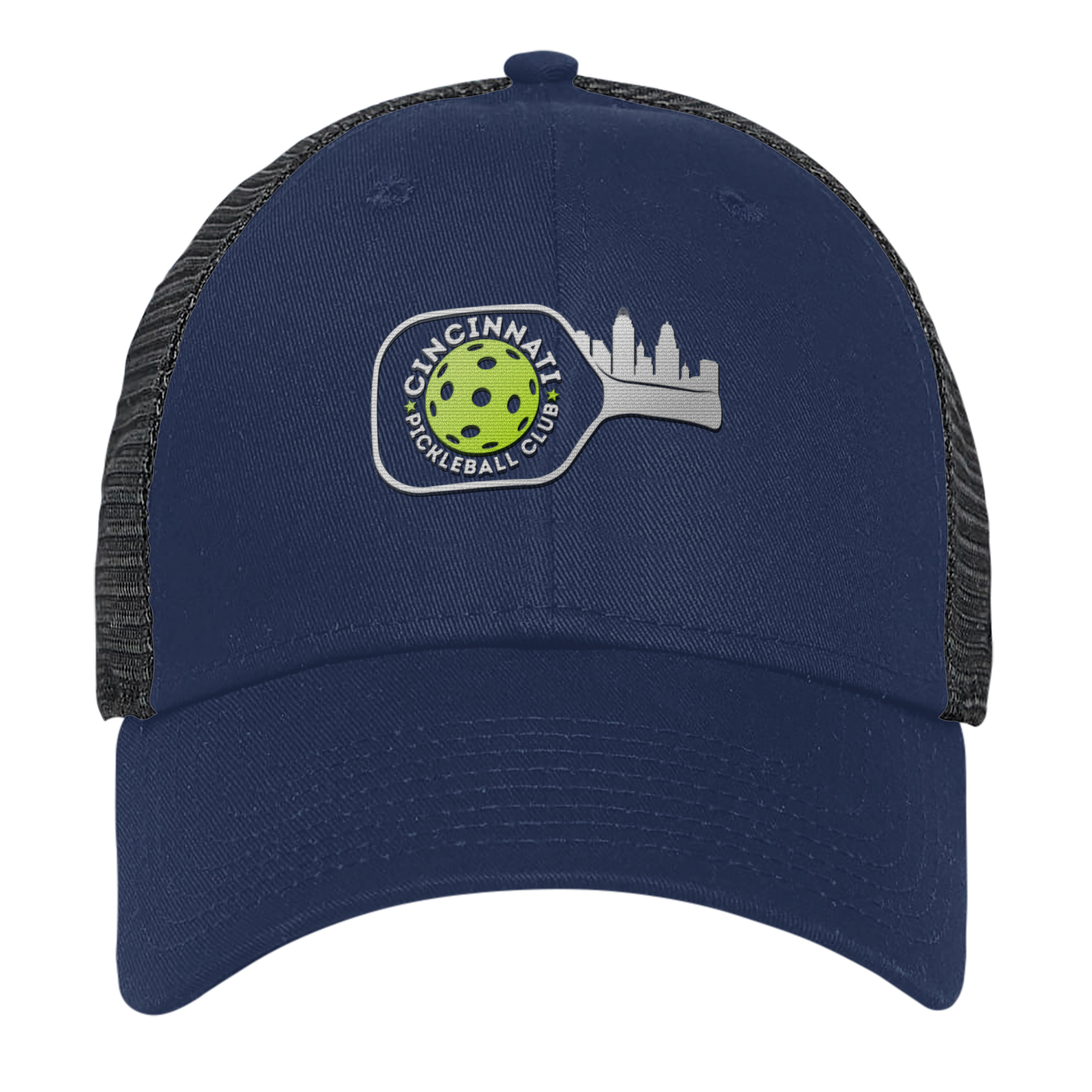 Poly-Mesh Baseball Cap With 3D Embroidery