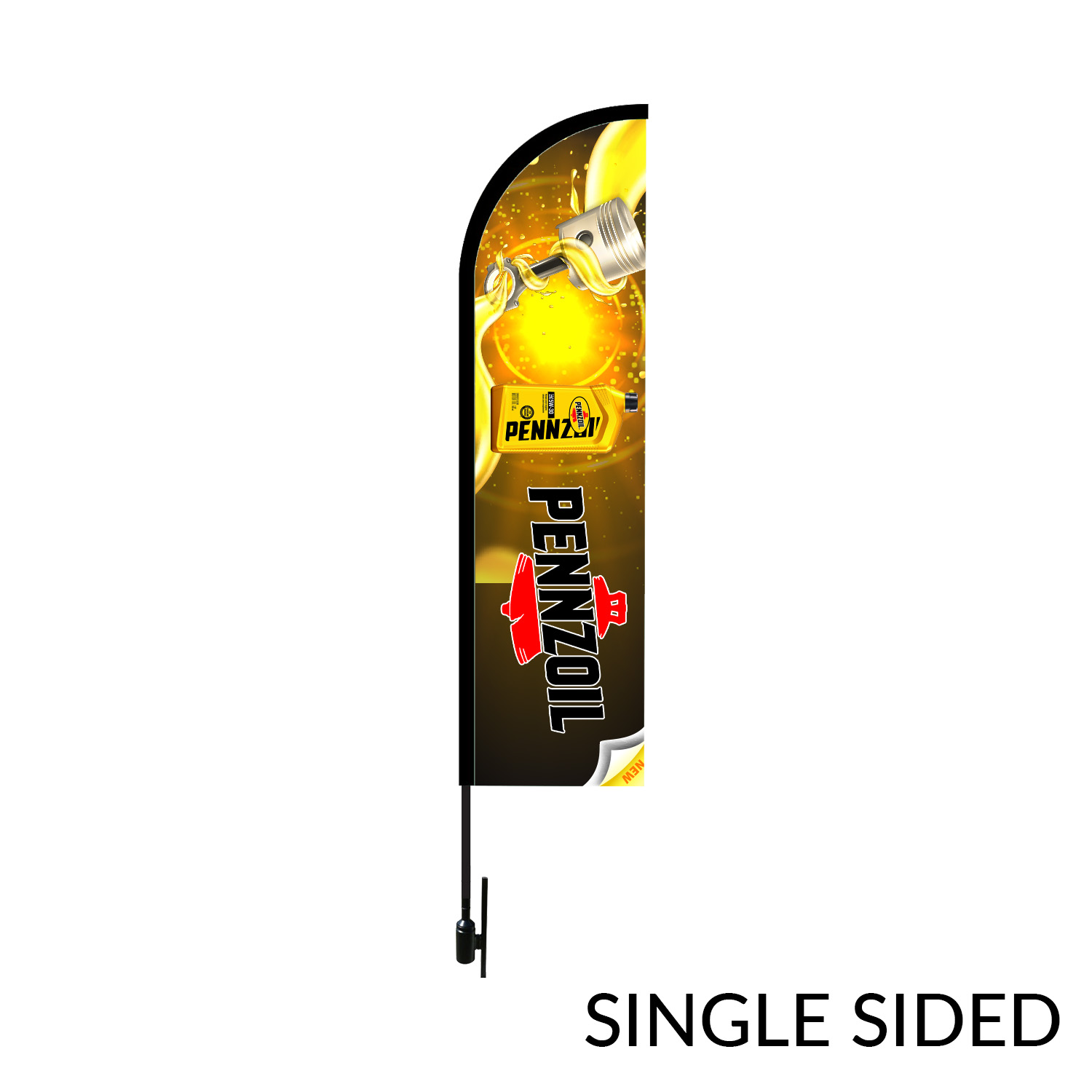 Bow Flag 15ft Height Carbon Fiber Kit