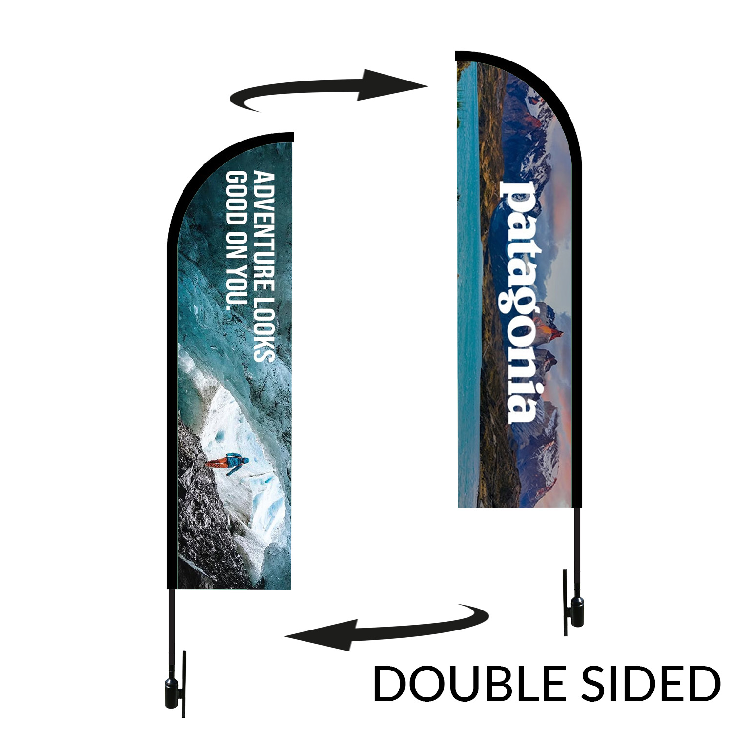 Bow Flag 18 Ft Height Carbon Fiber Kit