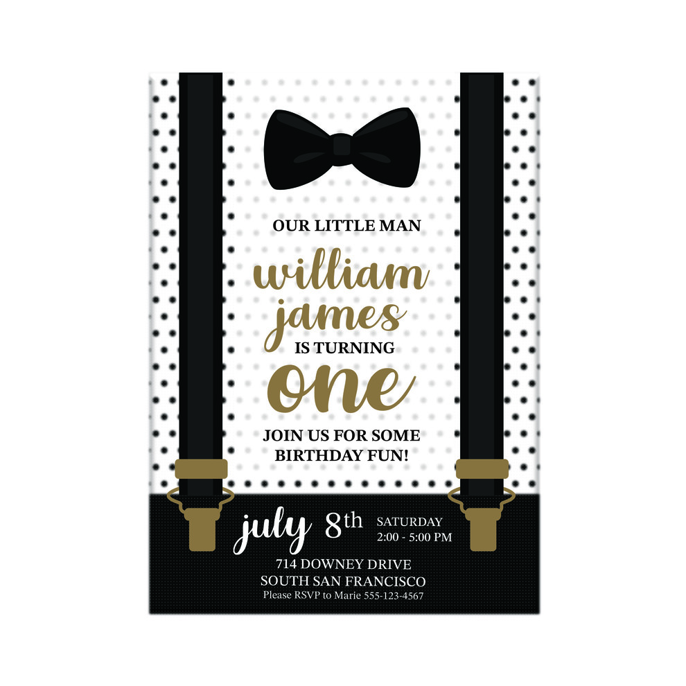 5D Invitations 5" X 7"