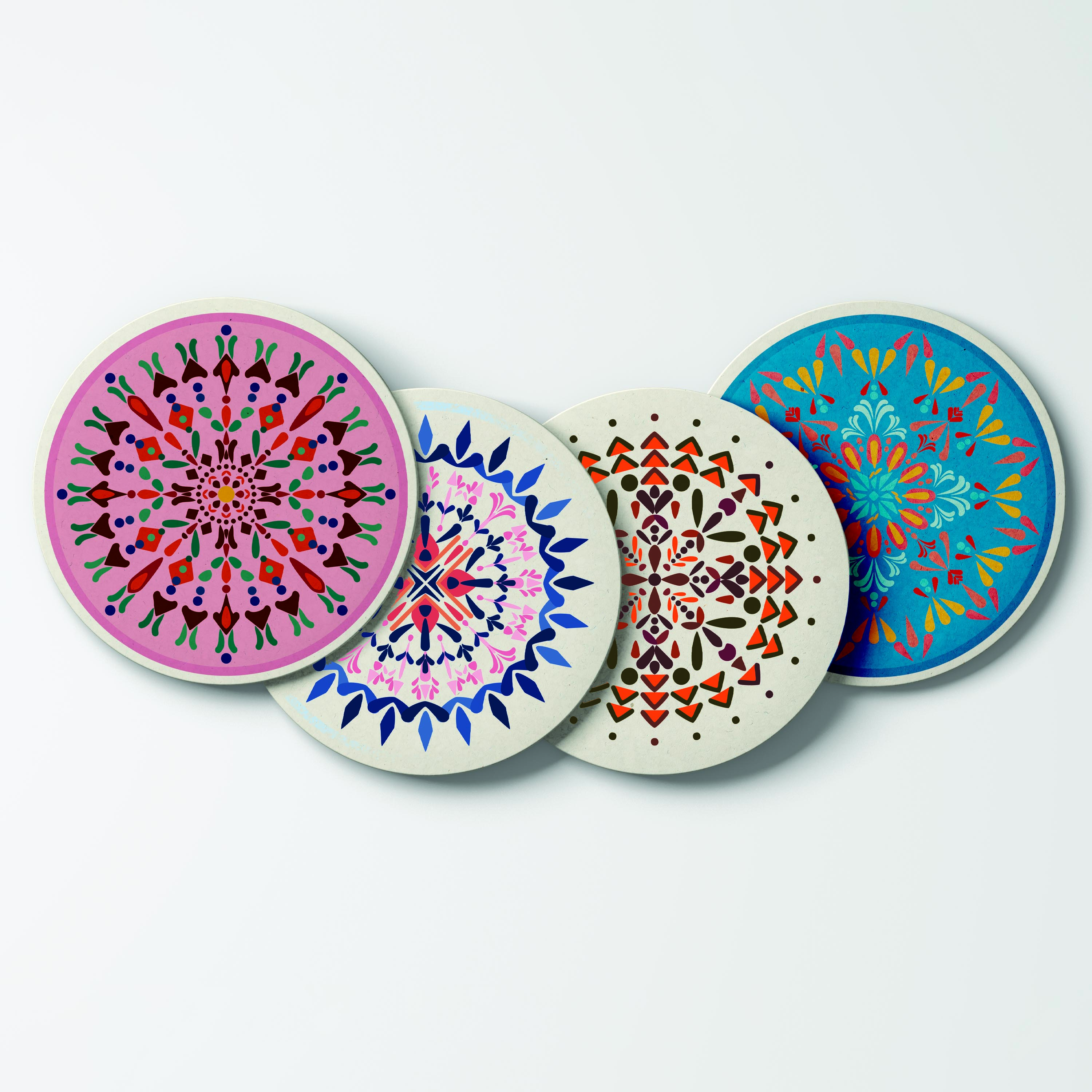 Round Absorbent Ceramic Coaster