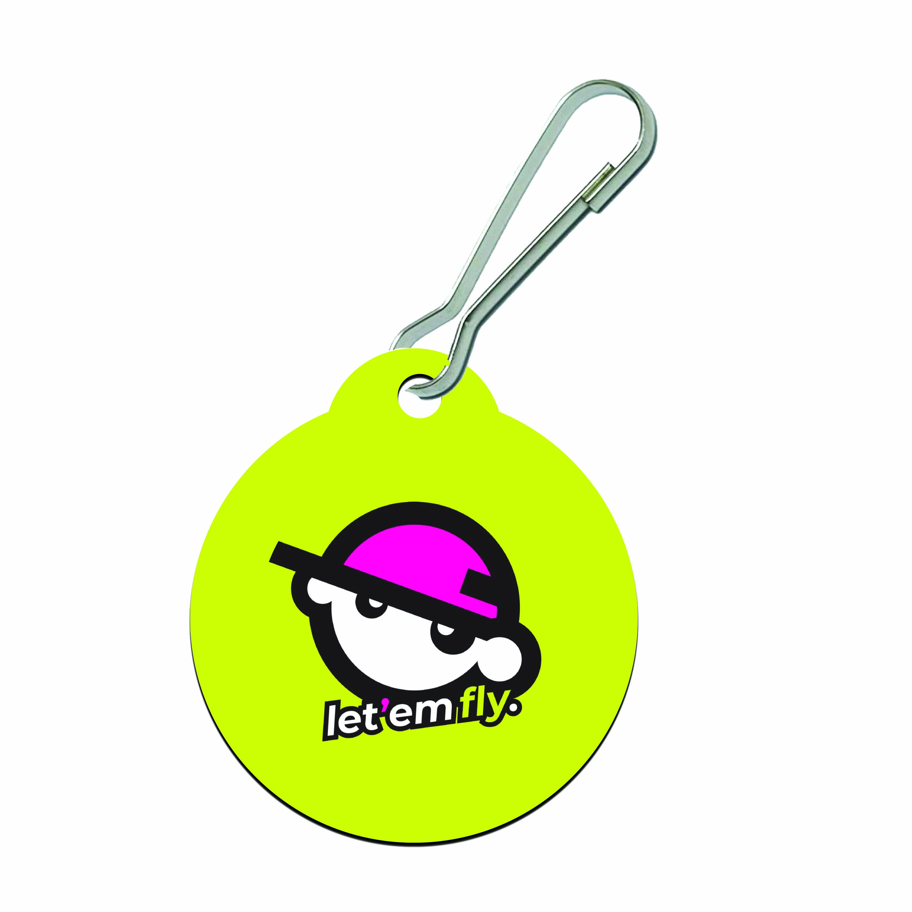 Acrylic Zipper Pulls 2sq Inch