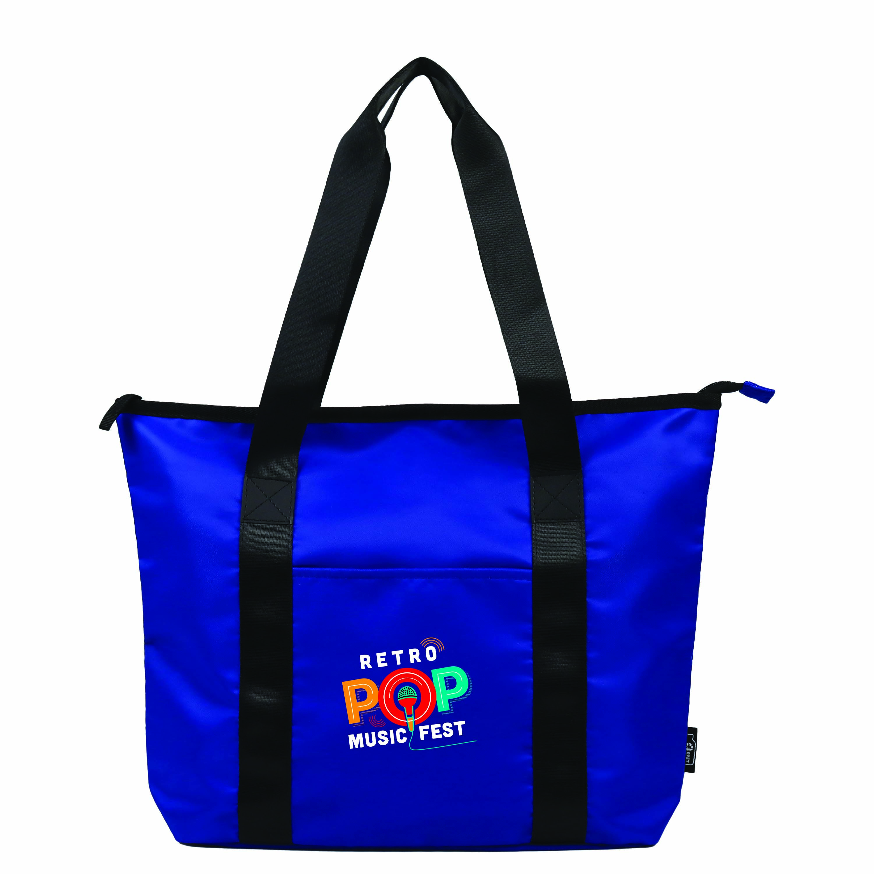 Sustainable RPET Tote With Zipper ( Full Color )