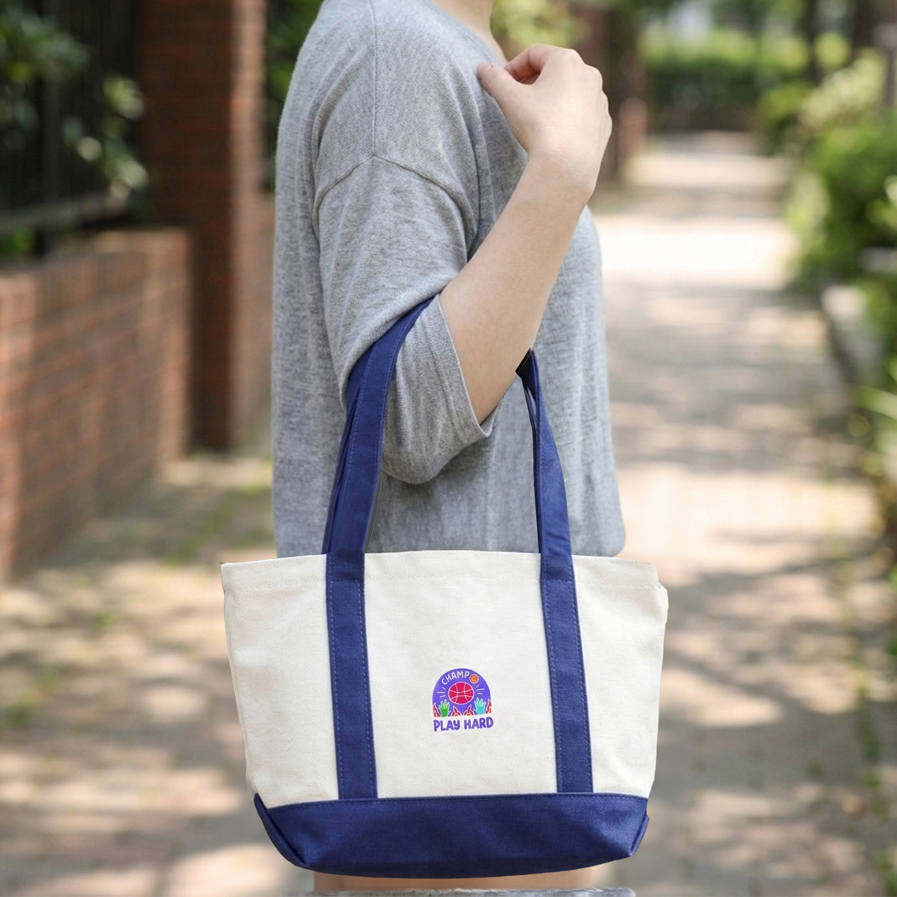 Mini Tote with Pocket (Air Freight)