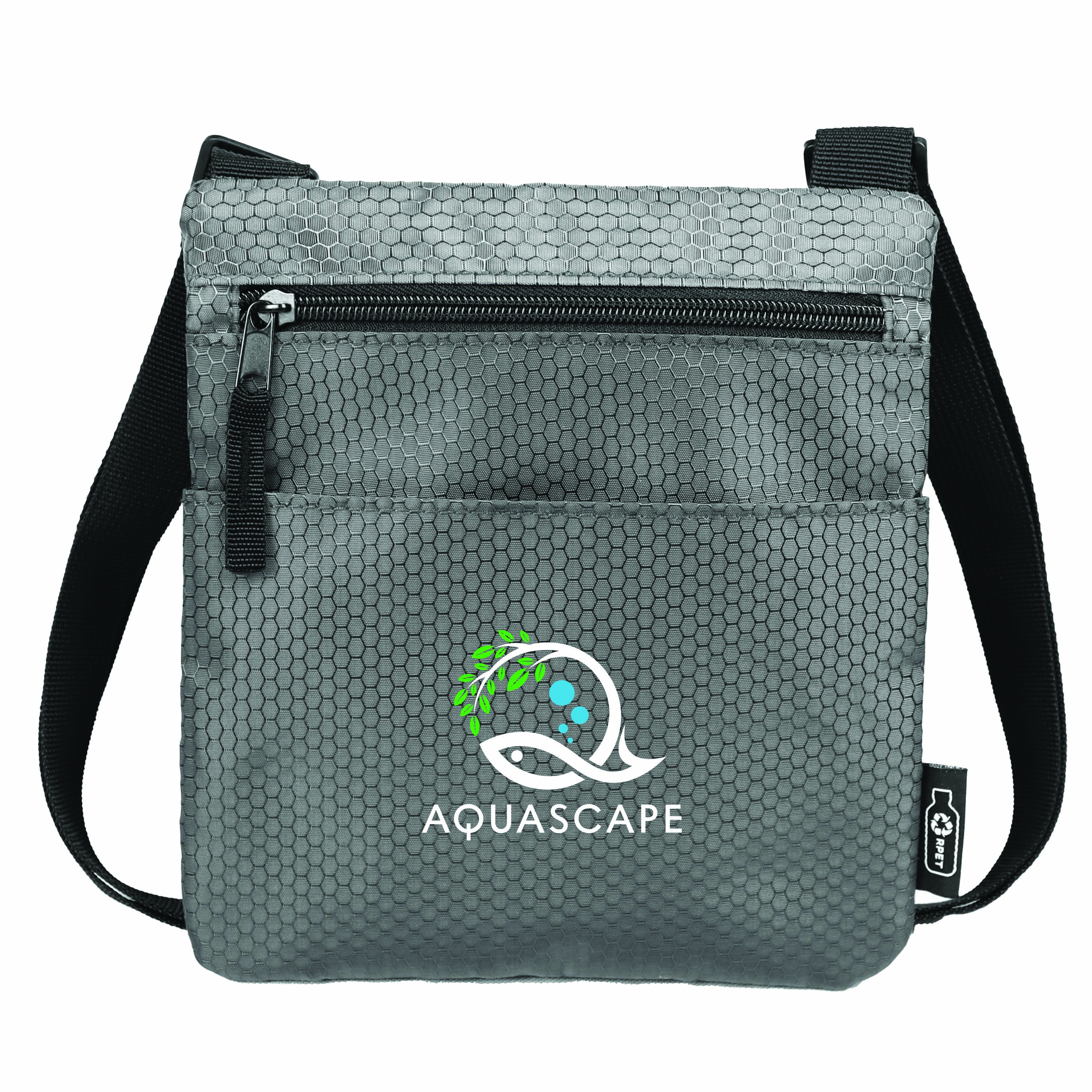rPET Mini Messenger Bag / Crossbody With Adjustable Strap.
