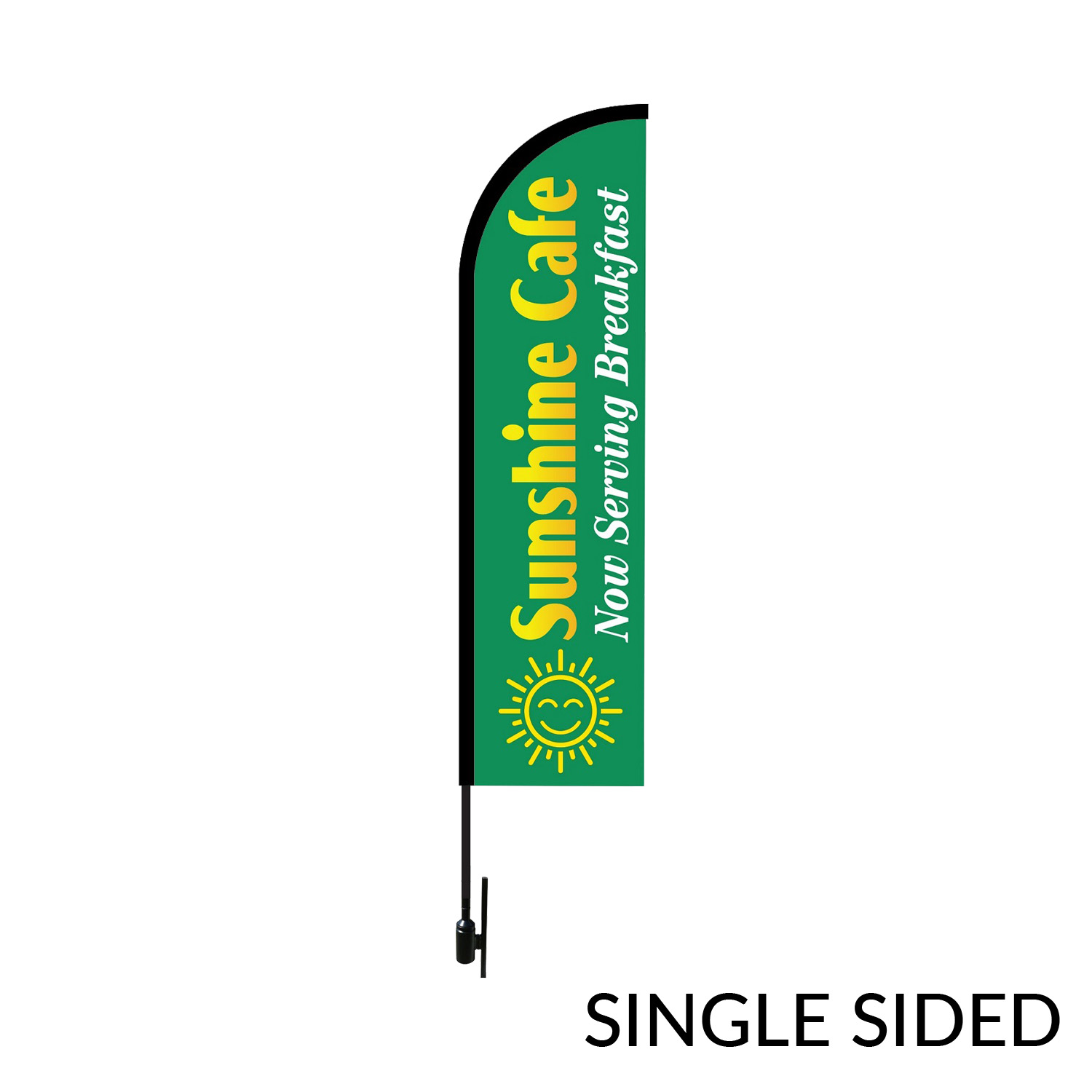 Bow Flag 12 Ft Height Carbon Fiber Kit