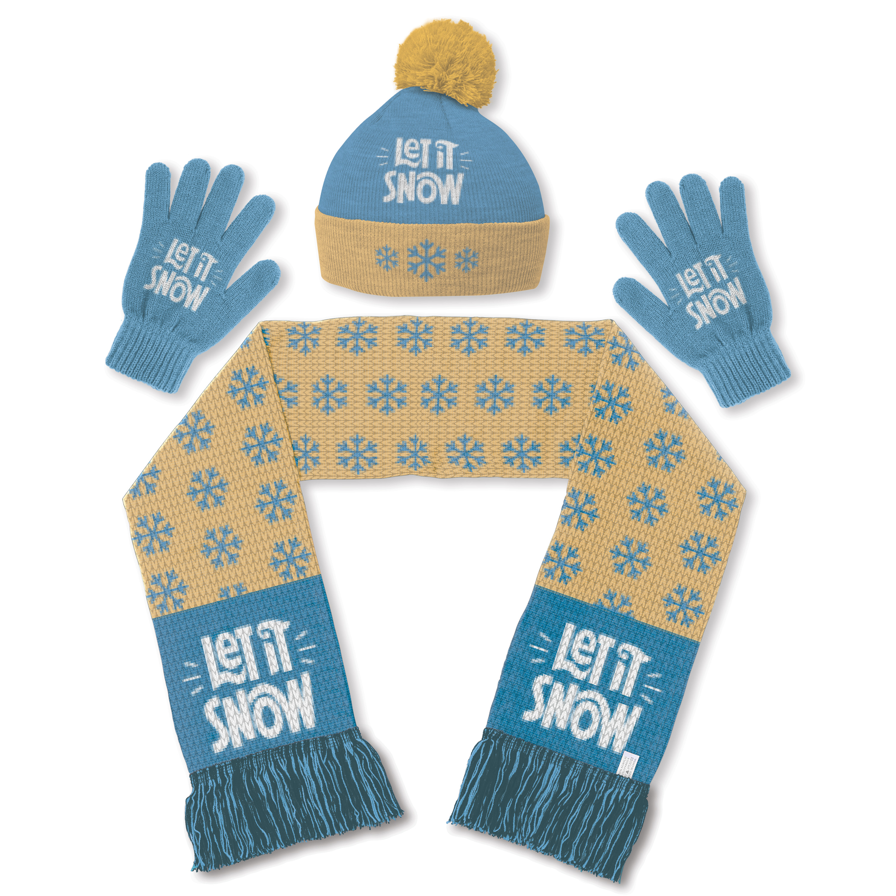 Hat, Gloves And Scarf Set (OCEAN FREIGHT)