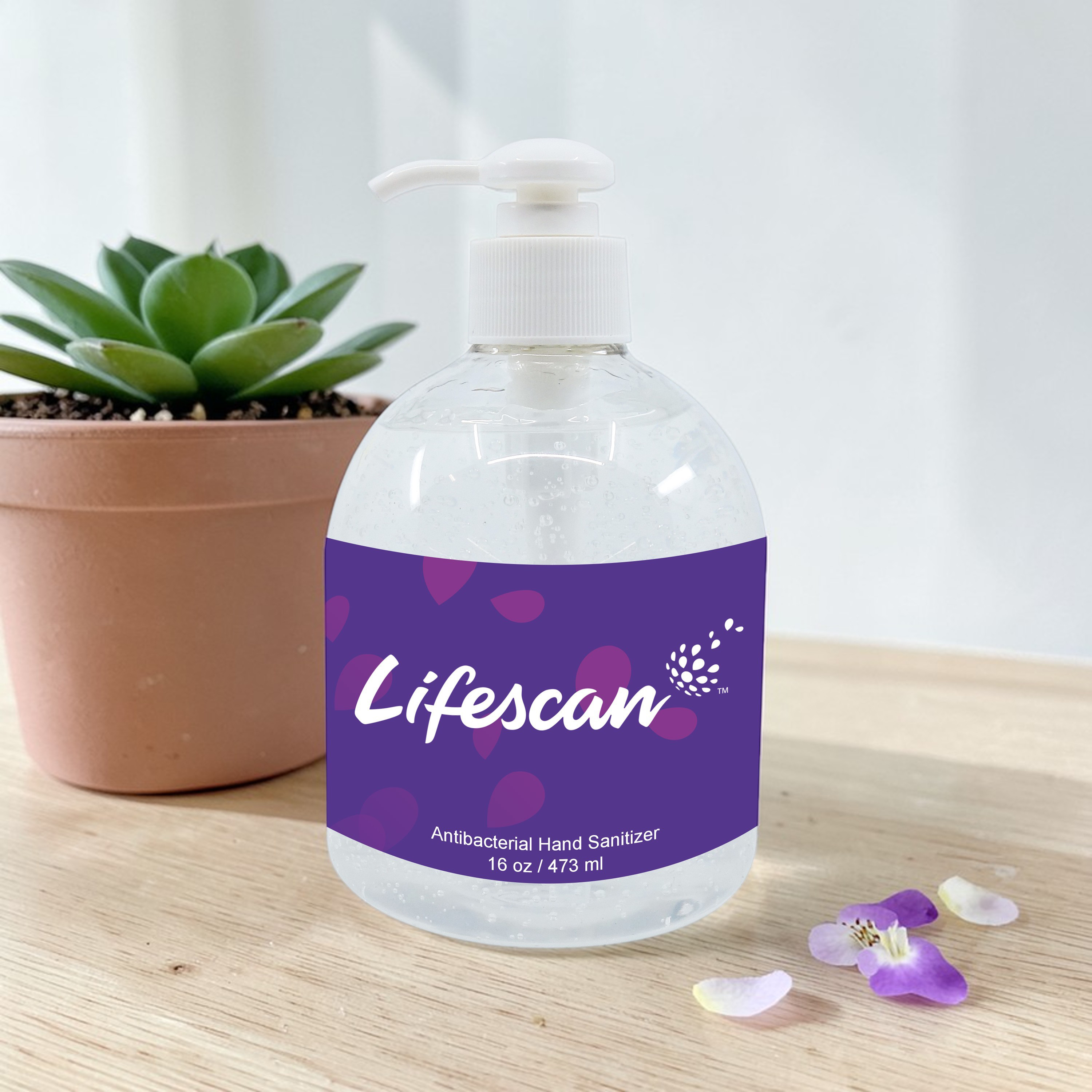 16 oz Instant Hand Sanitizer With Pump