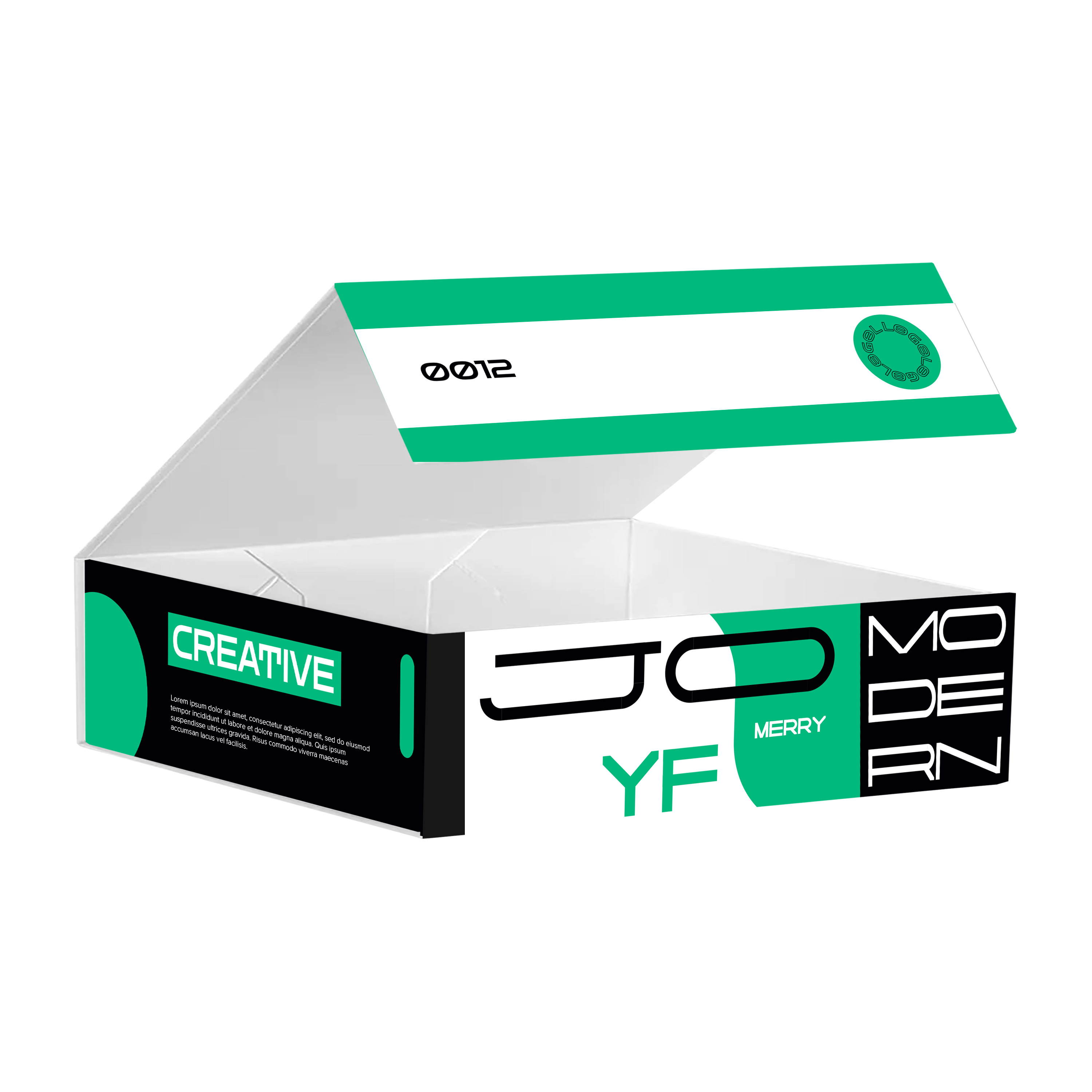 10 x 8 x 3 Magnetic Closure Box - (4/0)Ocean Freight