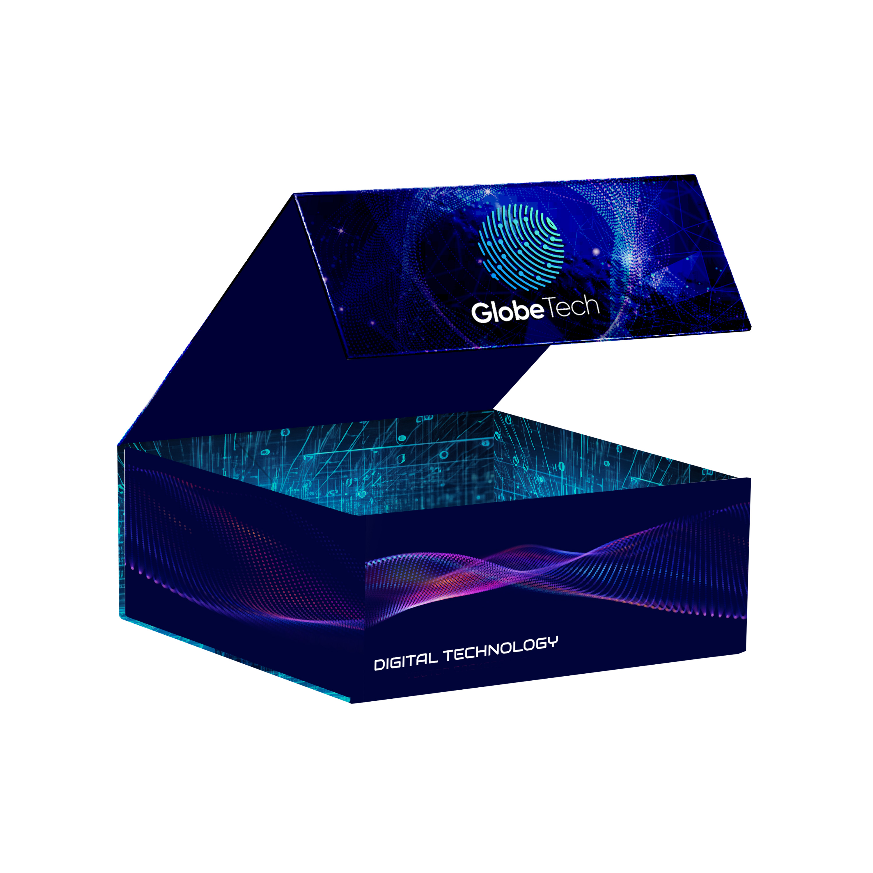 8 x 8 x 3 Small Magnetic Closure Box - (4/4)Ocean Freight