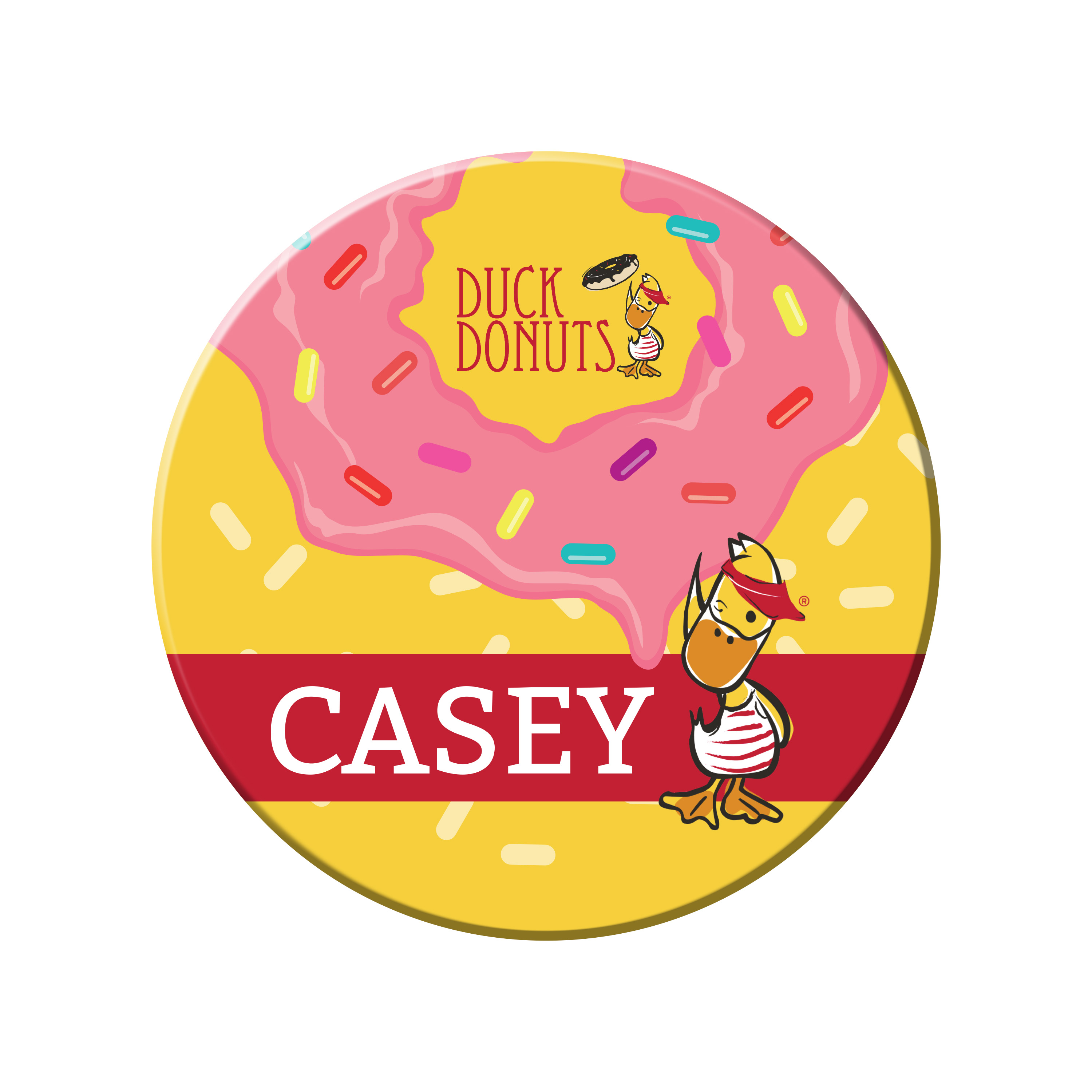 3" Round Name Badge