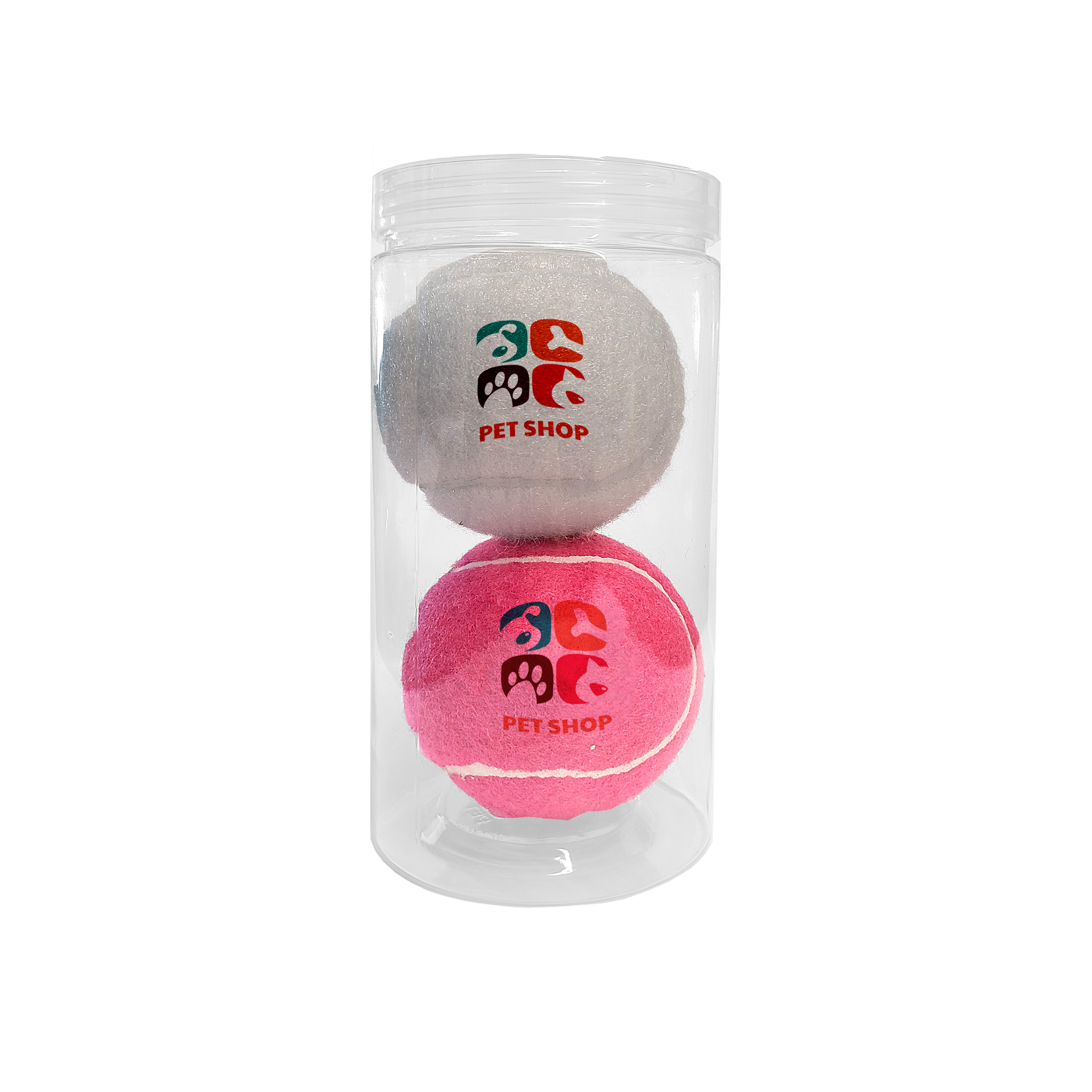 Pet Chew Toy Tennis Ball - 2 Pack
