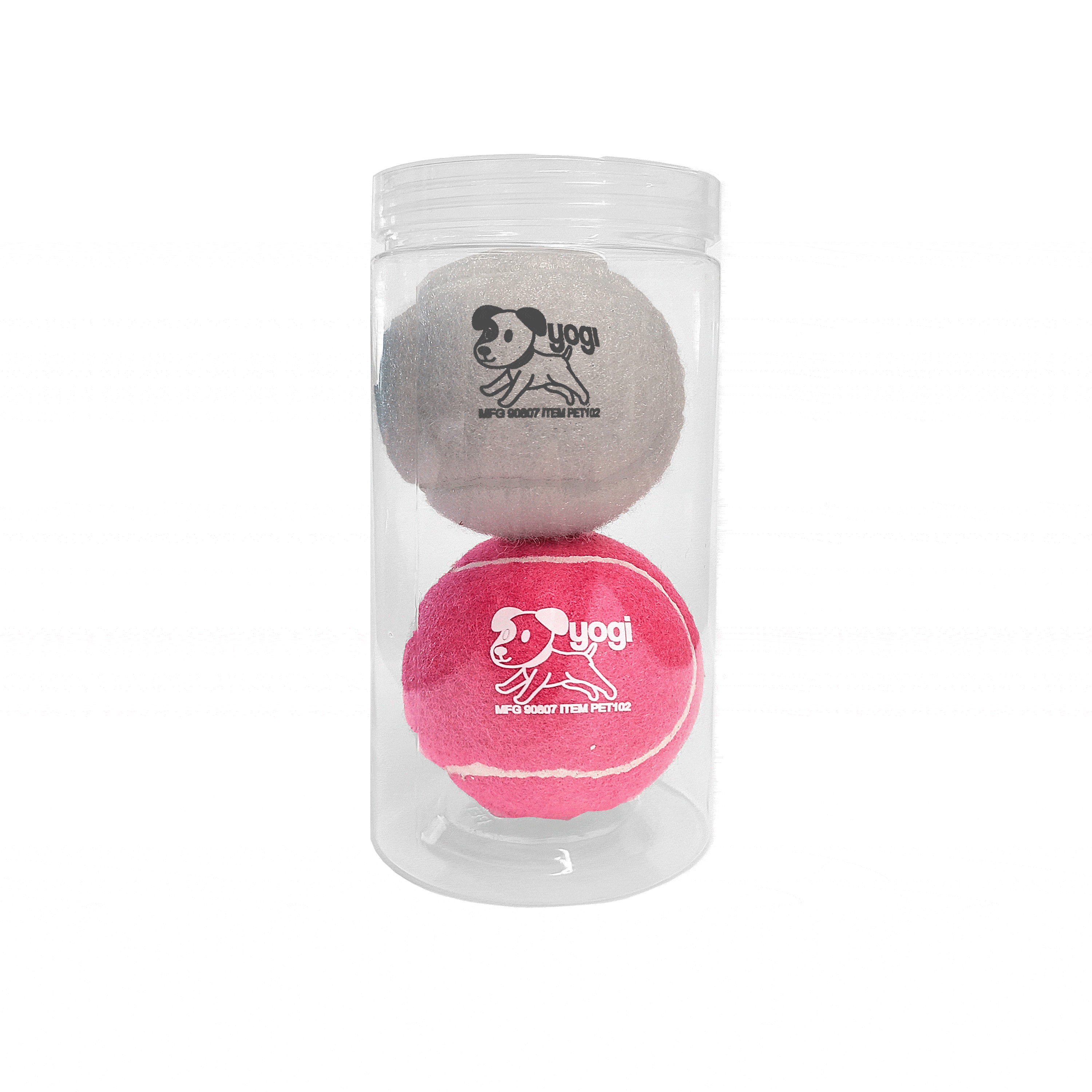 Pet Chew Toy Tennis Ball - 2 Pack