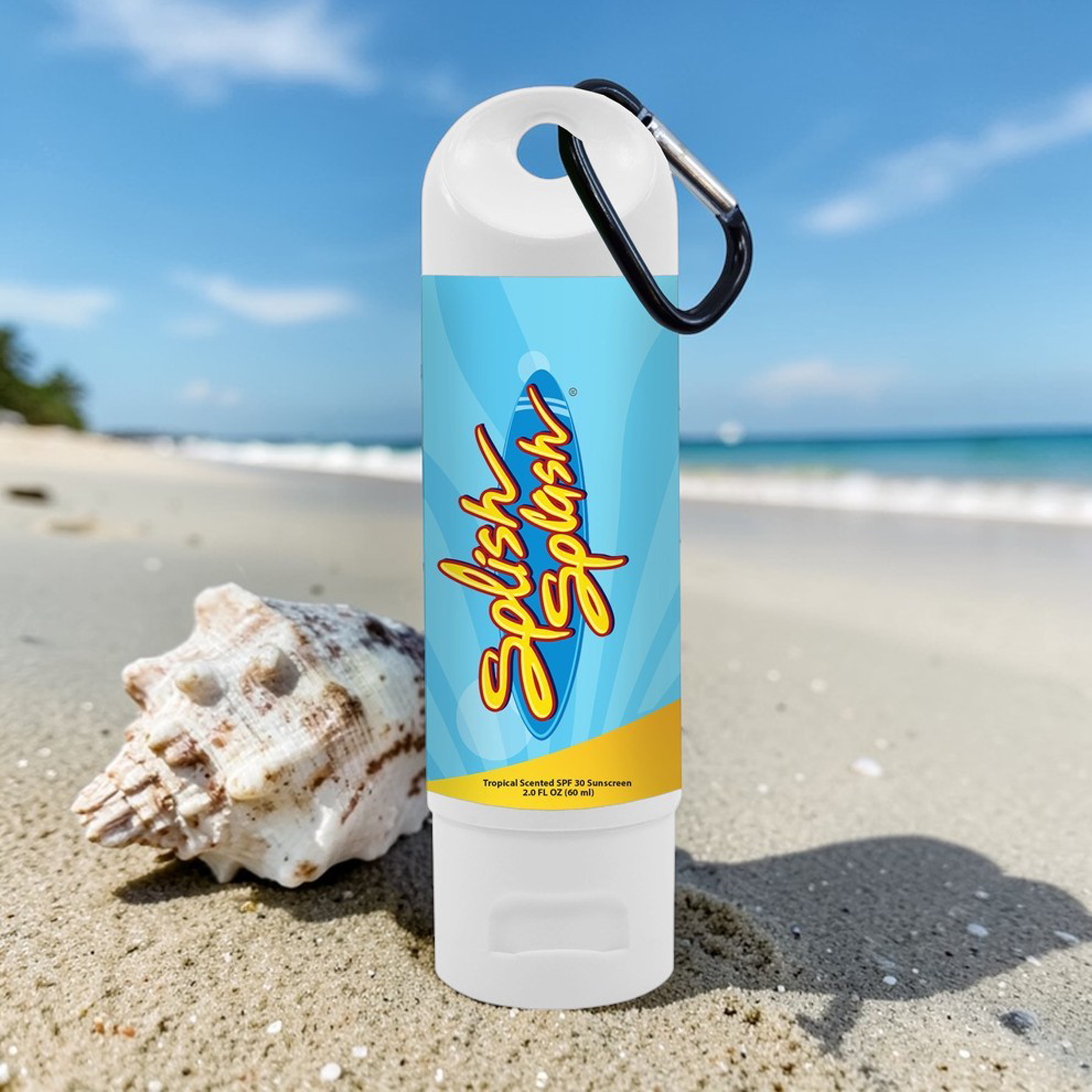 2 oz SPF30 Sunscreen Lotion With Carabiner