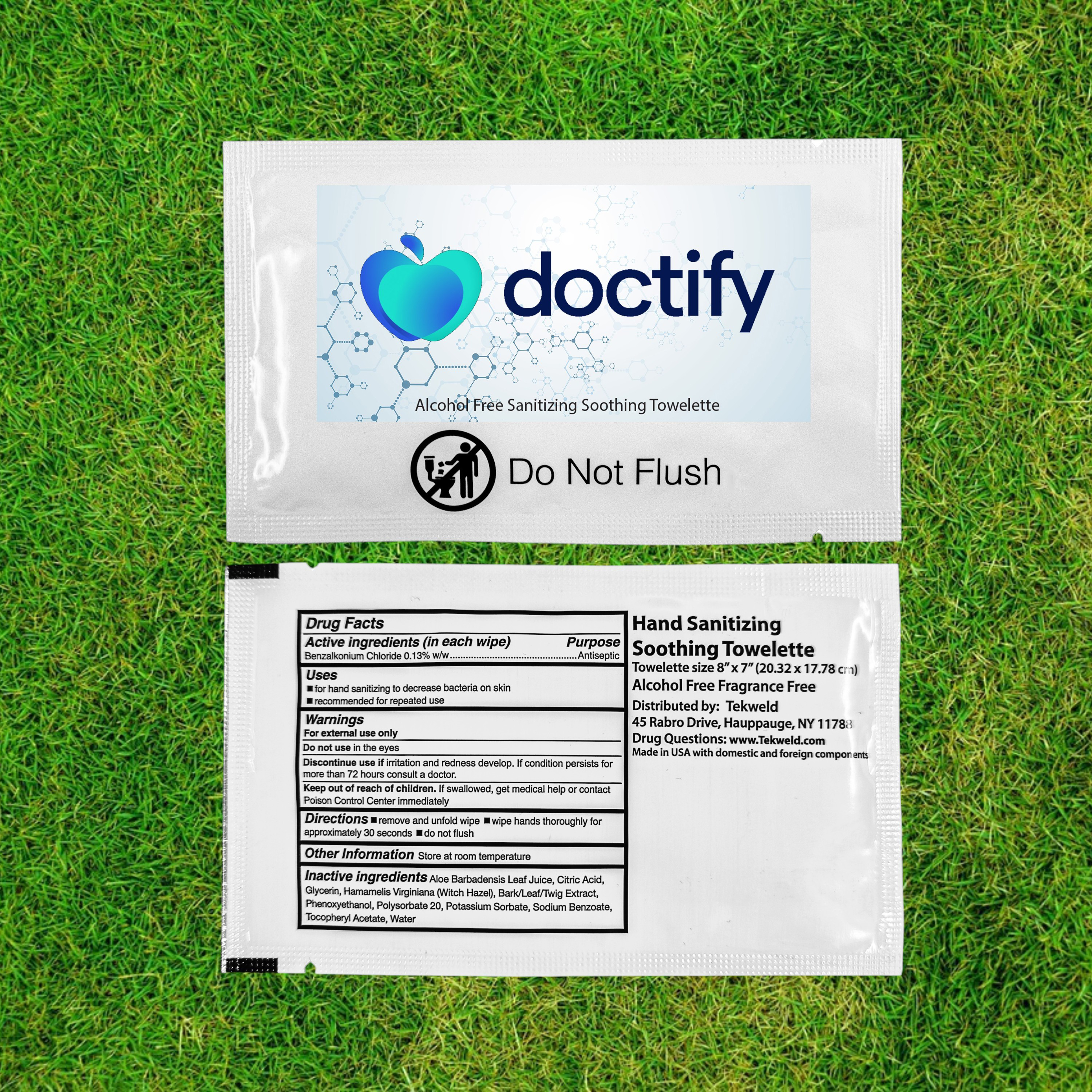 Individual Antibacterial Wet Wipe